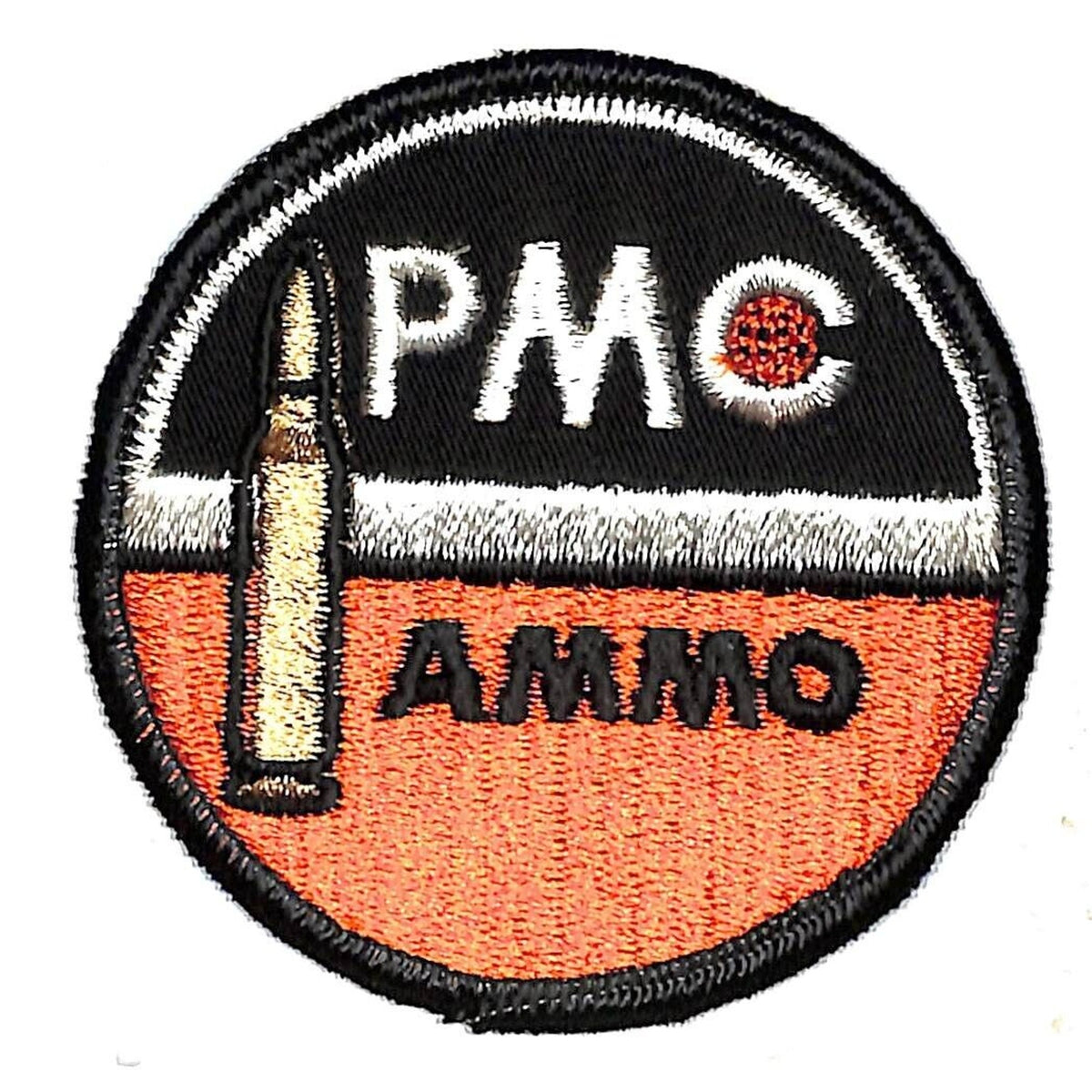 PMC Ammo Vintage Embroidered Patch 3" c1970's-80's VGC NOS