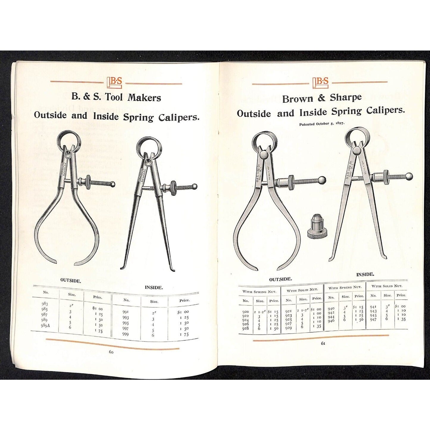 Brown & Sharpe Catalog 109 Mechanical Machinists Tools 183pp w/ Prices c1907 VGC