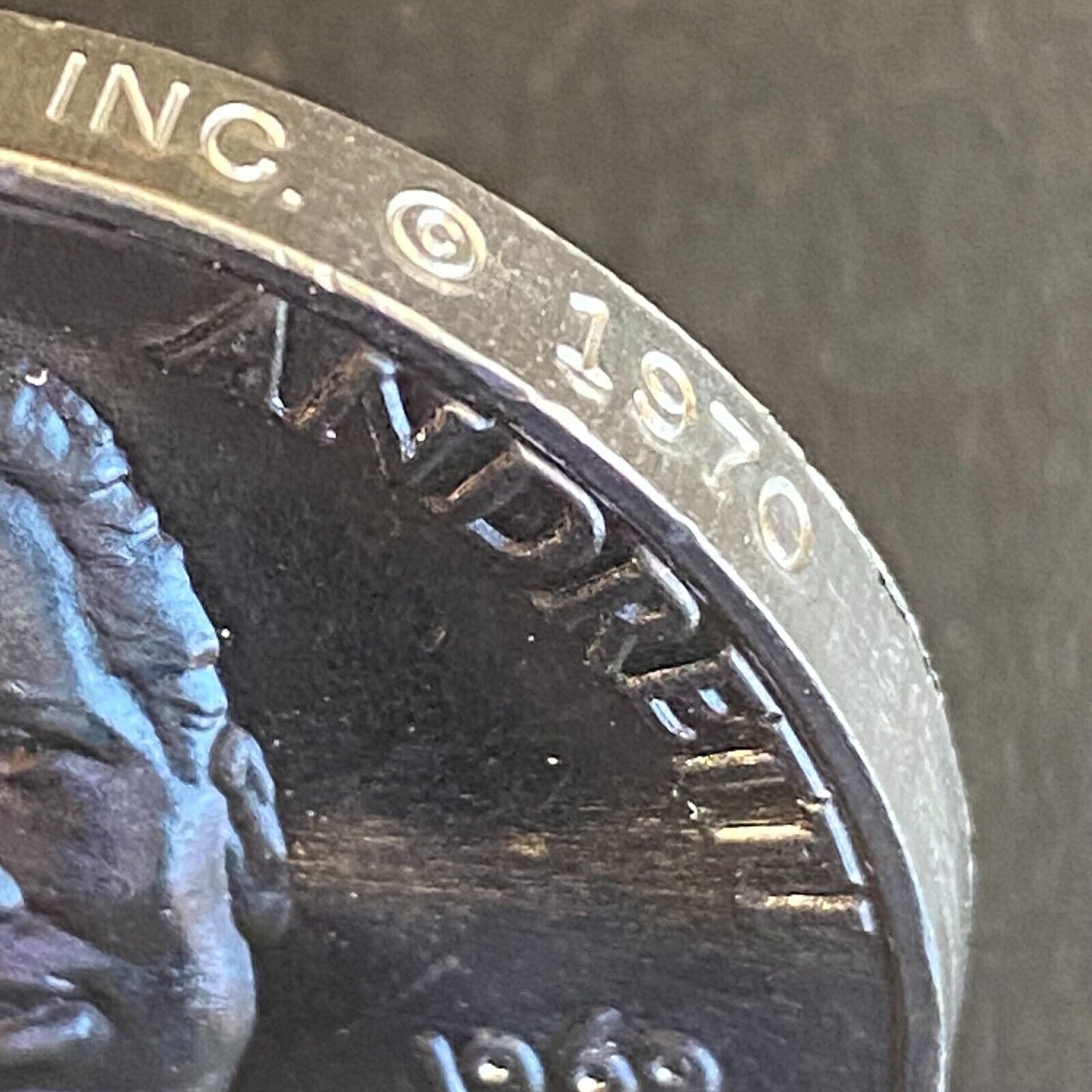 Mario Andretti 1969 Indy 500 Winner USAC Adams Mint Medallion 38m w/ Case VGC