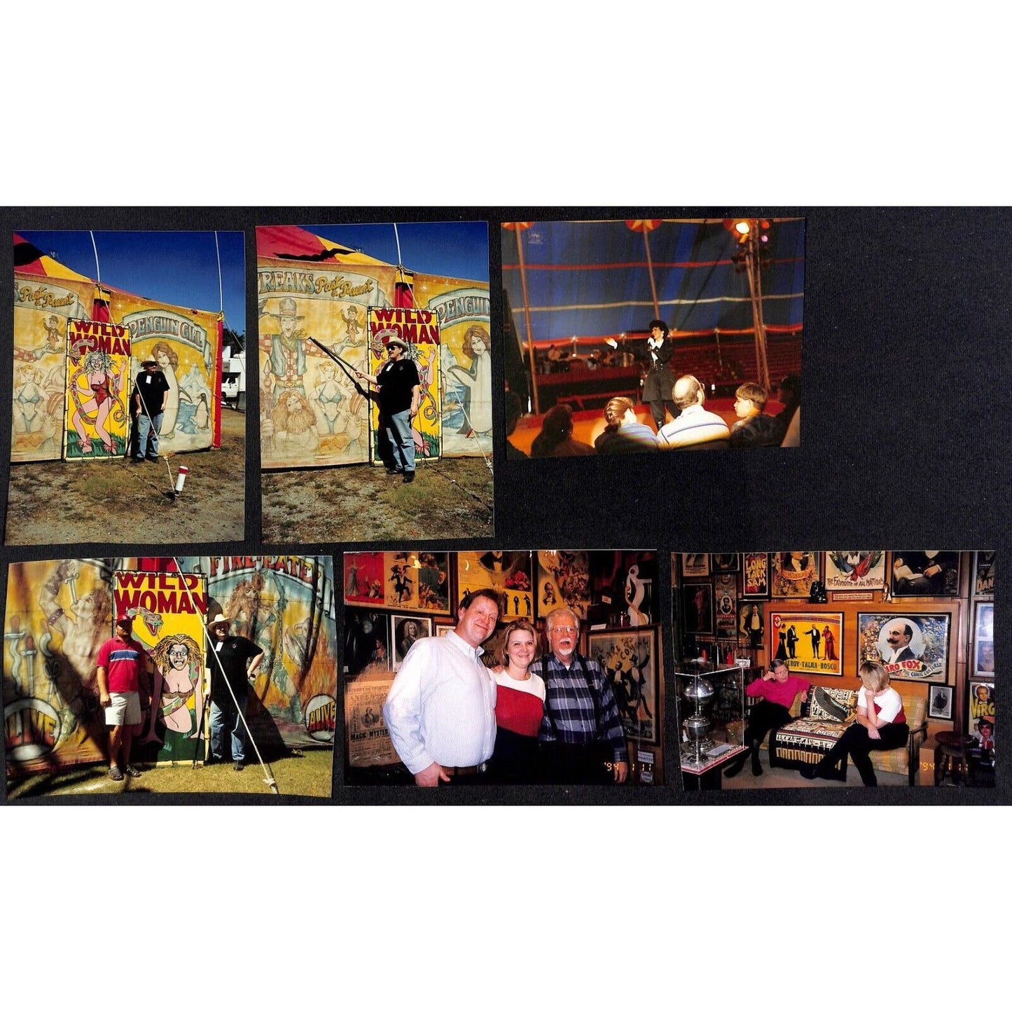 15 Circus Museum ? Photos Incl. Joe "Skippy" Schmitt ? Clown 4" x 5 1/2"