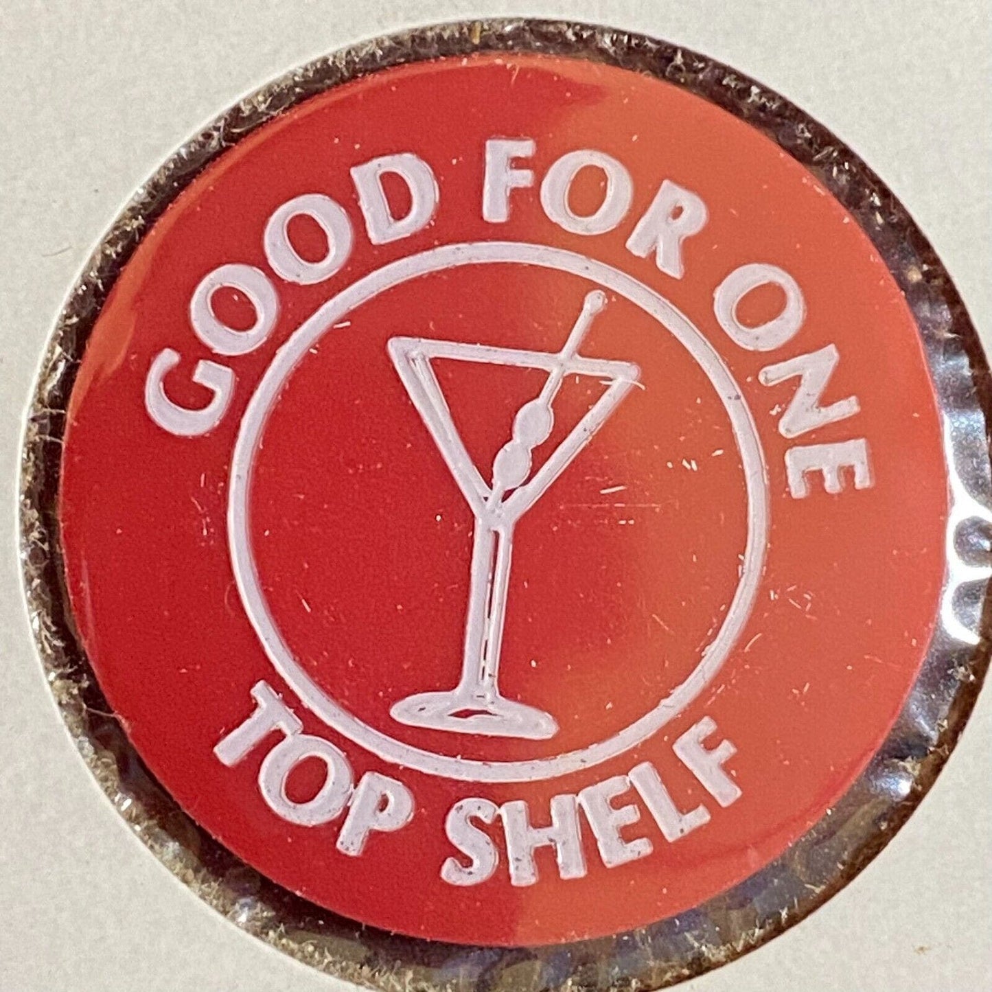 Millvale, PA Smokey's Tavern Plastic Token G/F One Top Shelf Drink