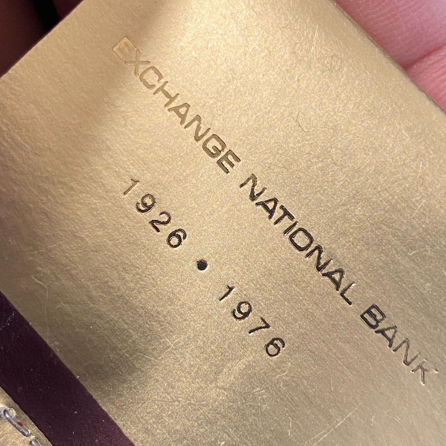 Exchange National Bank Chicago 1926 - 1976 Full Matchbook VGC