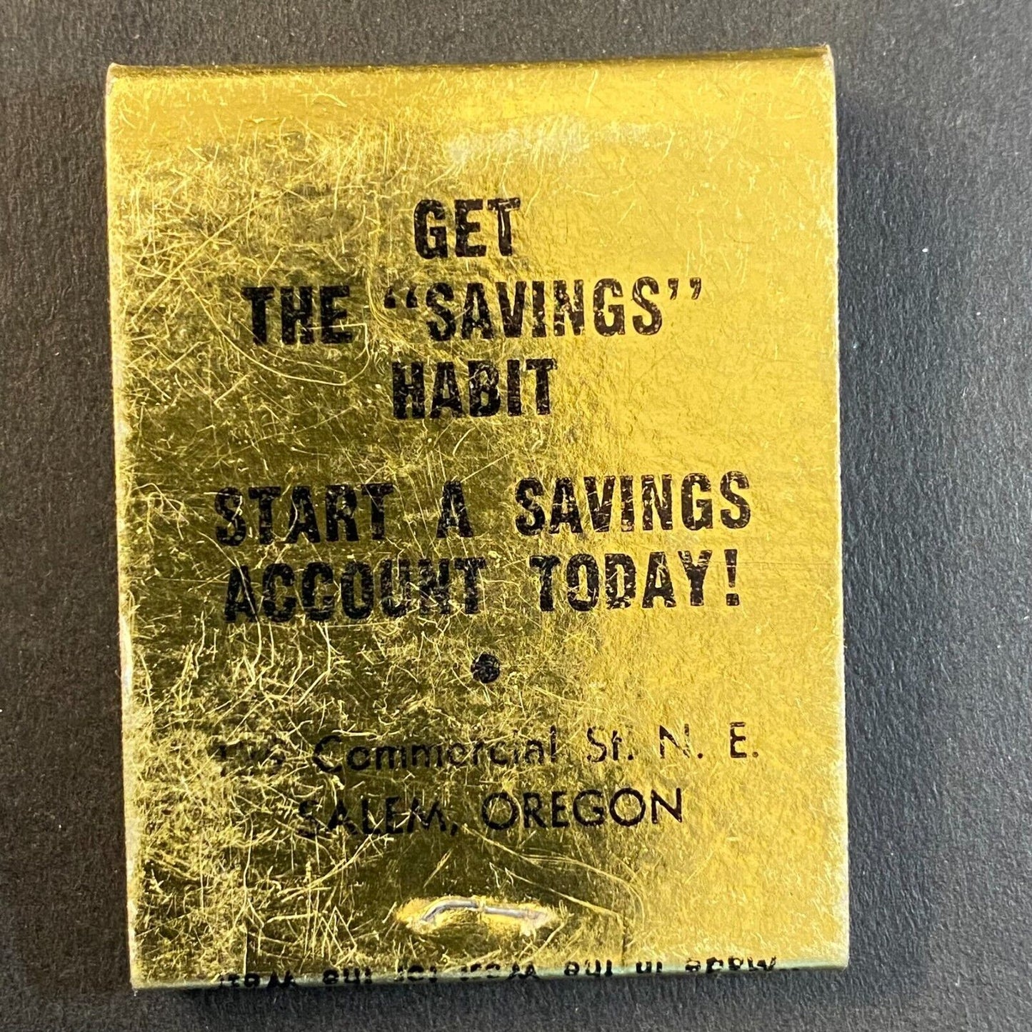 First Federal Savings Salem, OR Full Matchbook Foil 1960's-73