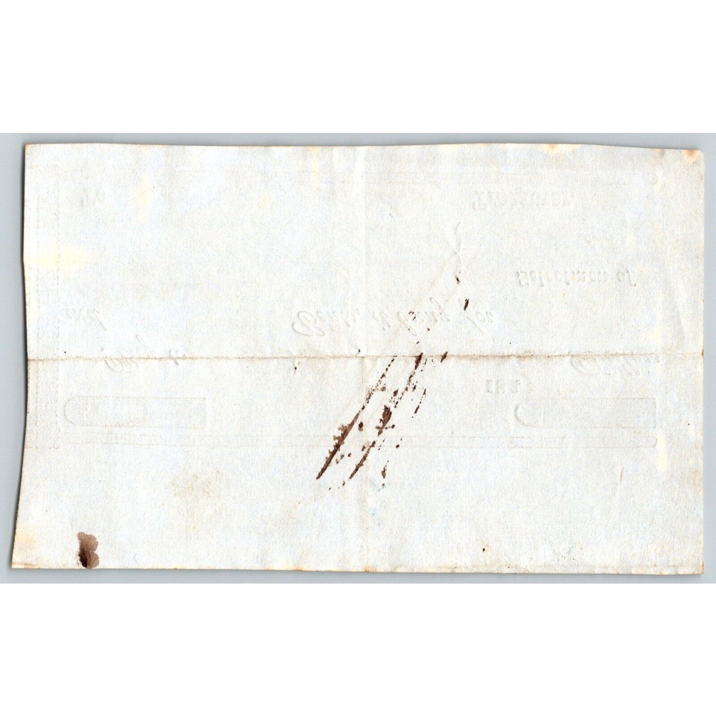 1847 Jabez Knowlton* Newburgh ME Check to Benjamin Wilson