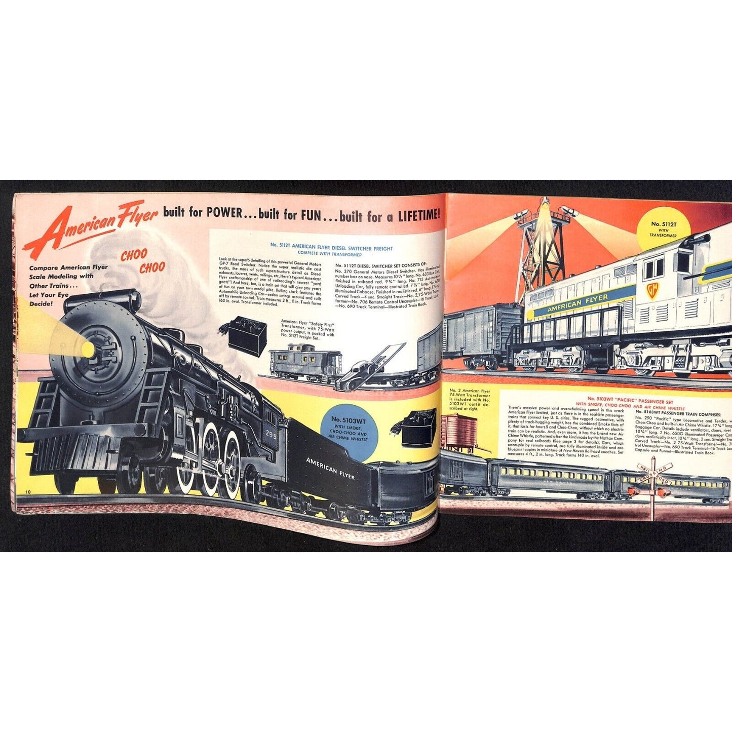 1951 American Flyer / Gilbert Toys Catalog Trains Chemistry Magic Sets 47pp VGC