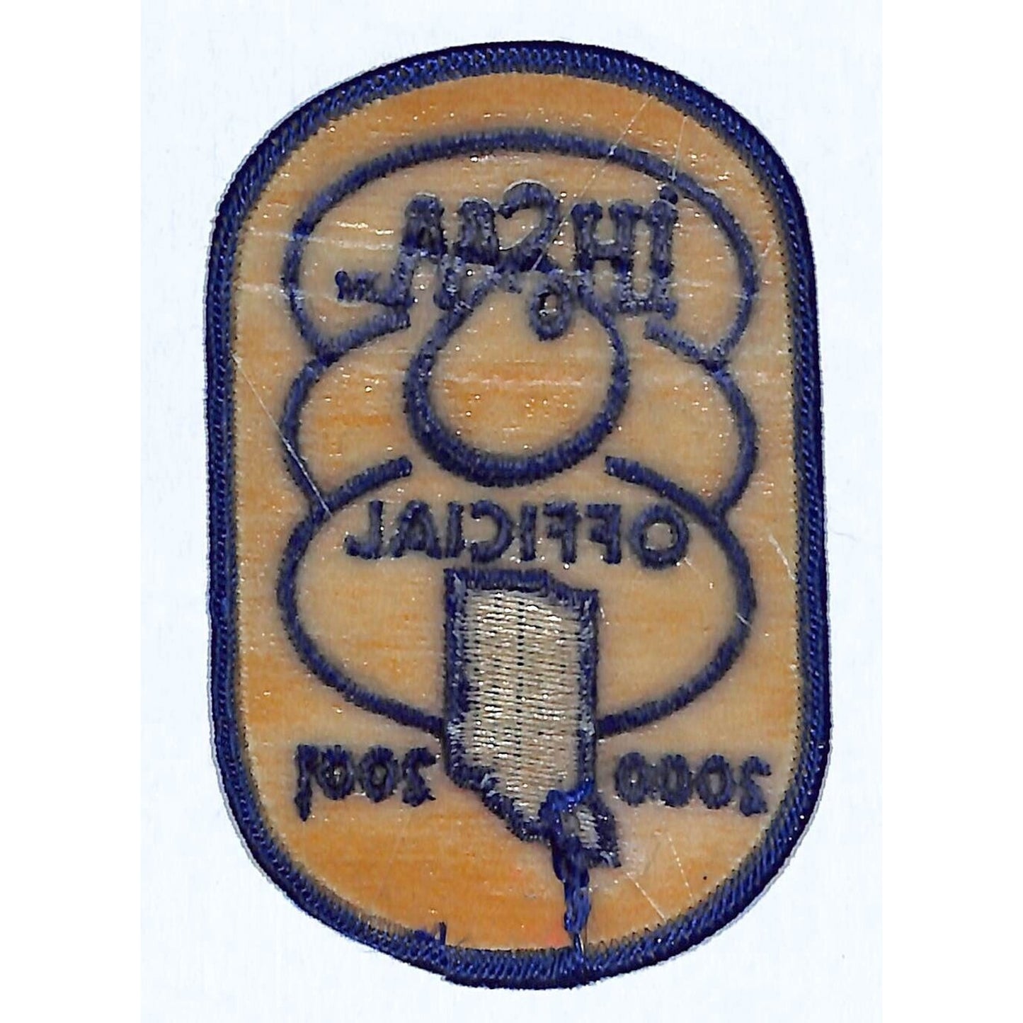 IHSAA Official Indiana High School Embroidered Patch 2 1/2" x 4" 2000 2001 VGC