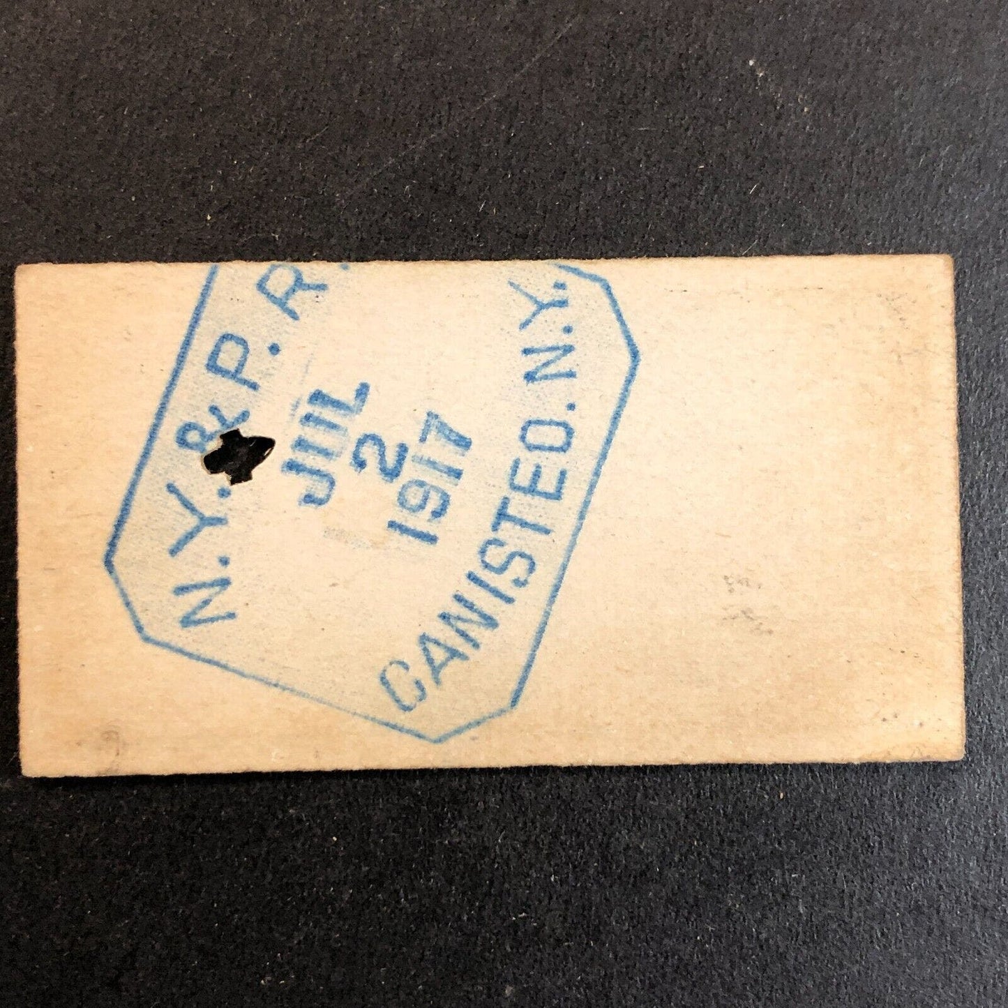 New York & Pennsylvania Railroad July 2 1917 Norton Hollow Ticket #3388 Scarce