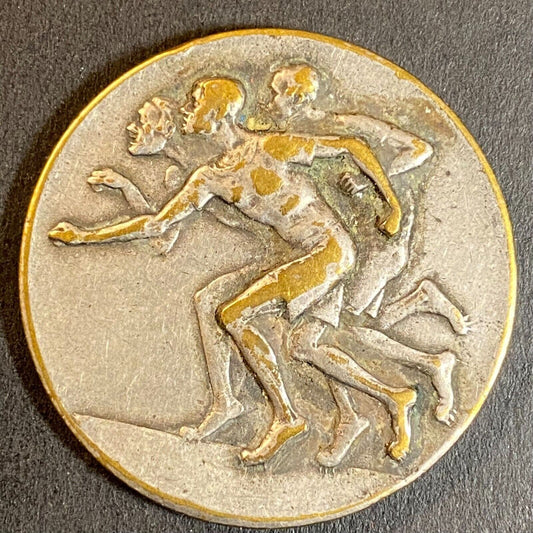 1945 7th Army 400 Meter Run Mannheim Stadium Germany Medallion W Neaves 33mm 18g