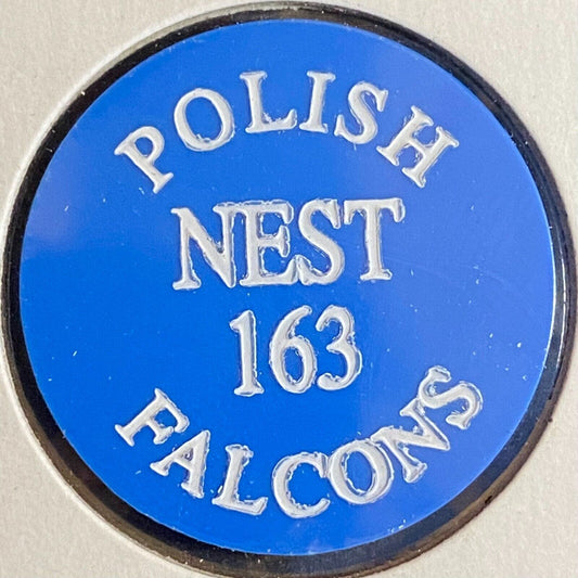 Mocanaqua, PA Polish Falcons Nest 163 c1980's Plastic Token G/F One Can Soda