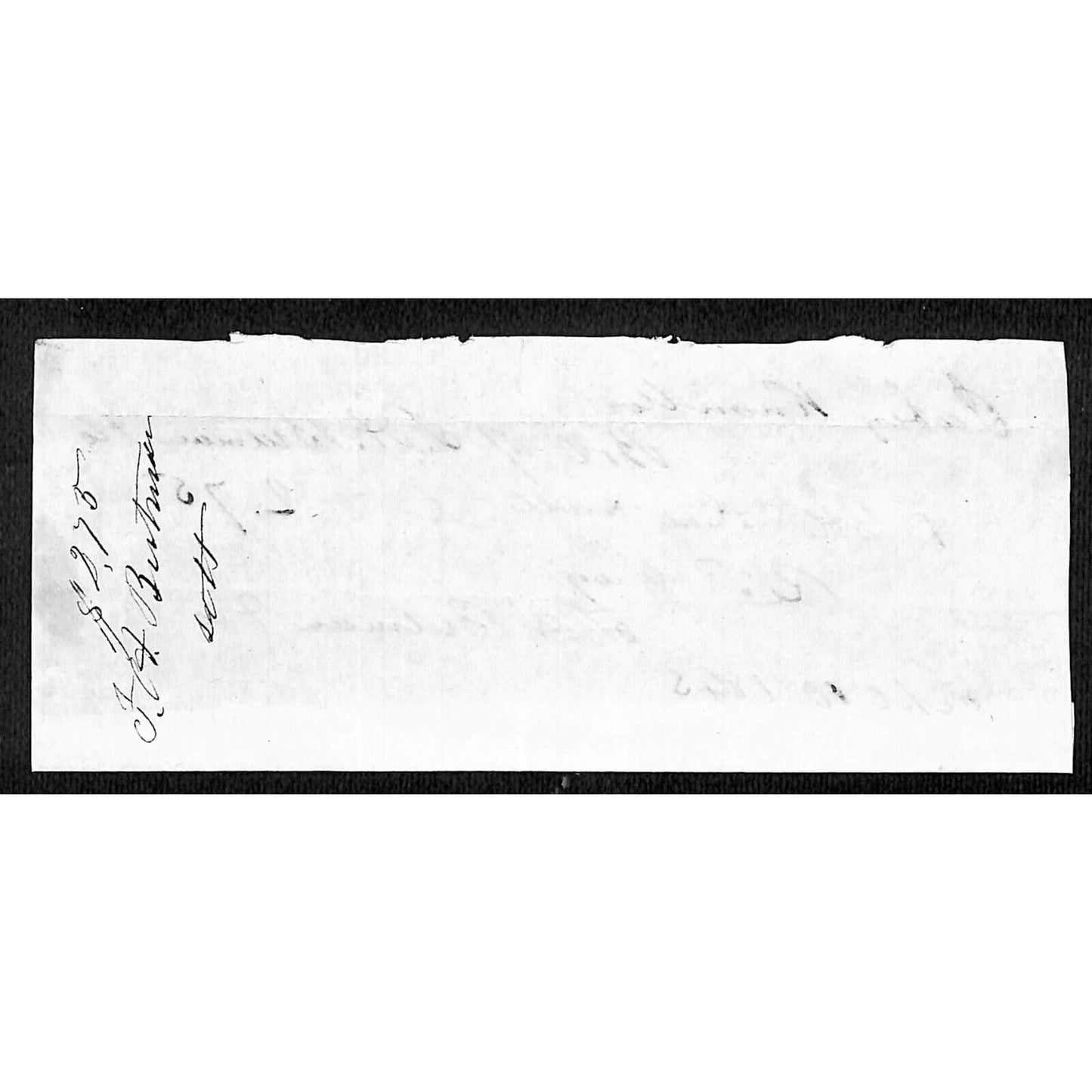 1845 Jabez Knowlton* Newburgh, ME General Store Receipt for $2.75 "Bbl of Salt"