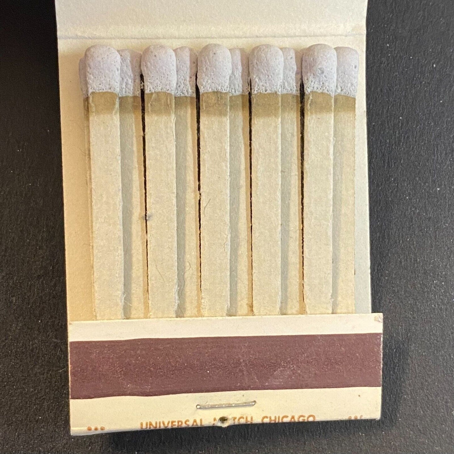 Johnny's Prime Steaks Restaurant Chicago c1960's-73 Full Matchbook Scarce