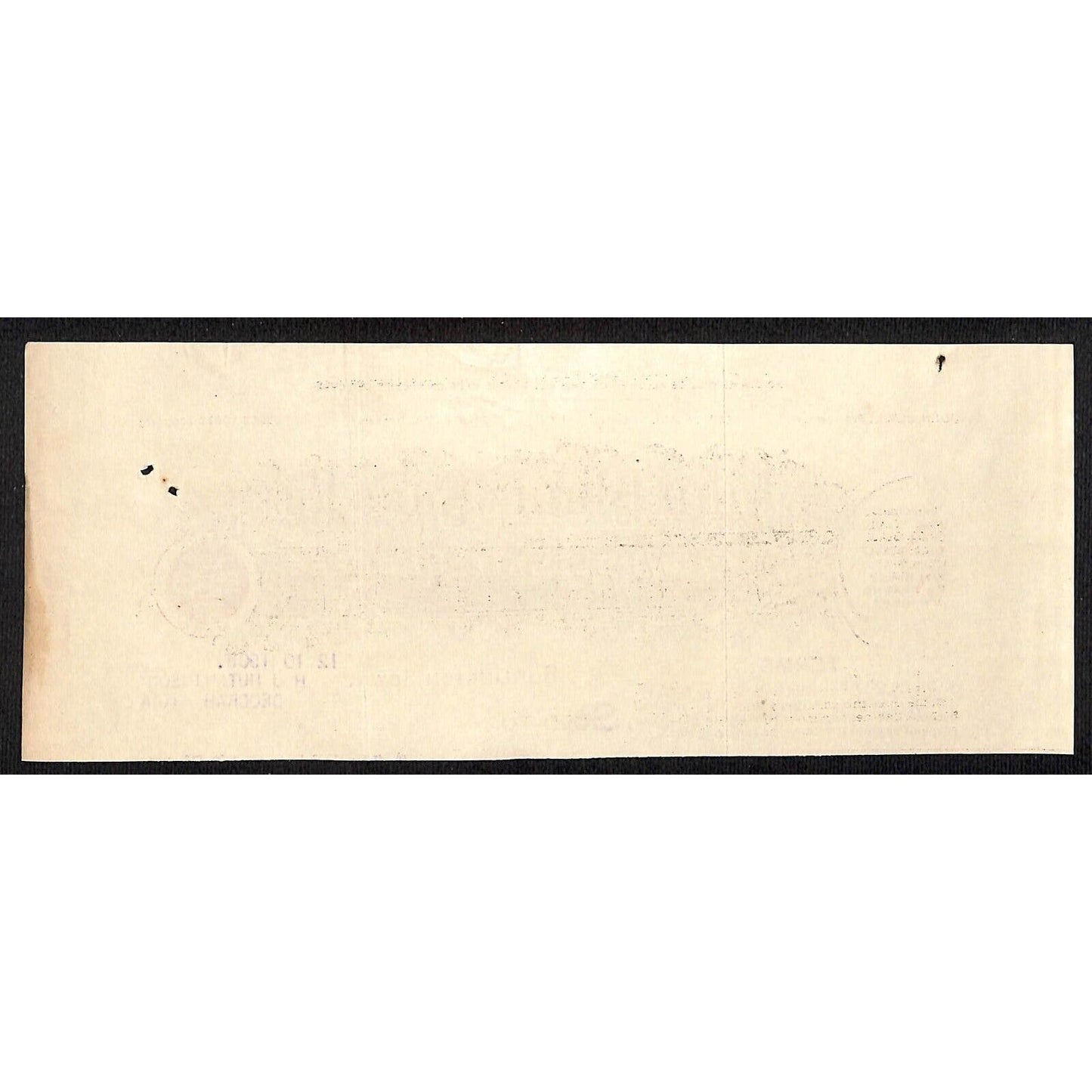 John Blaul's Sons Grocers Burlington IA Hutchinson* 12/10 1903 Cut Billhead
