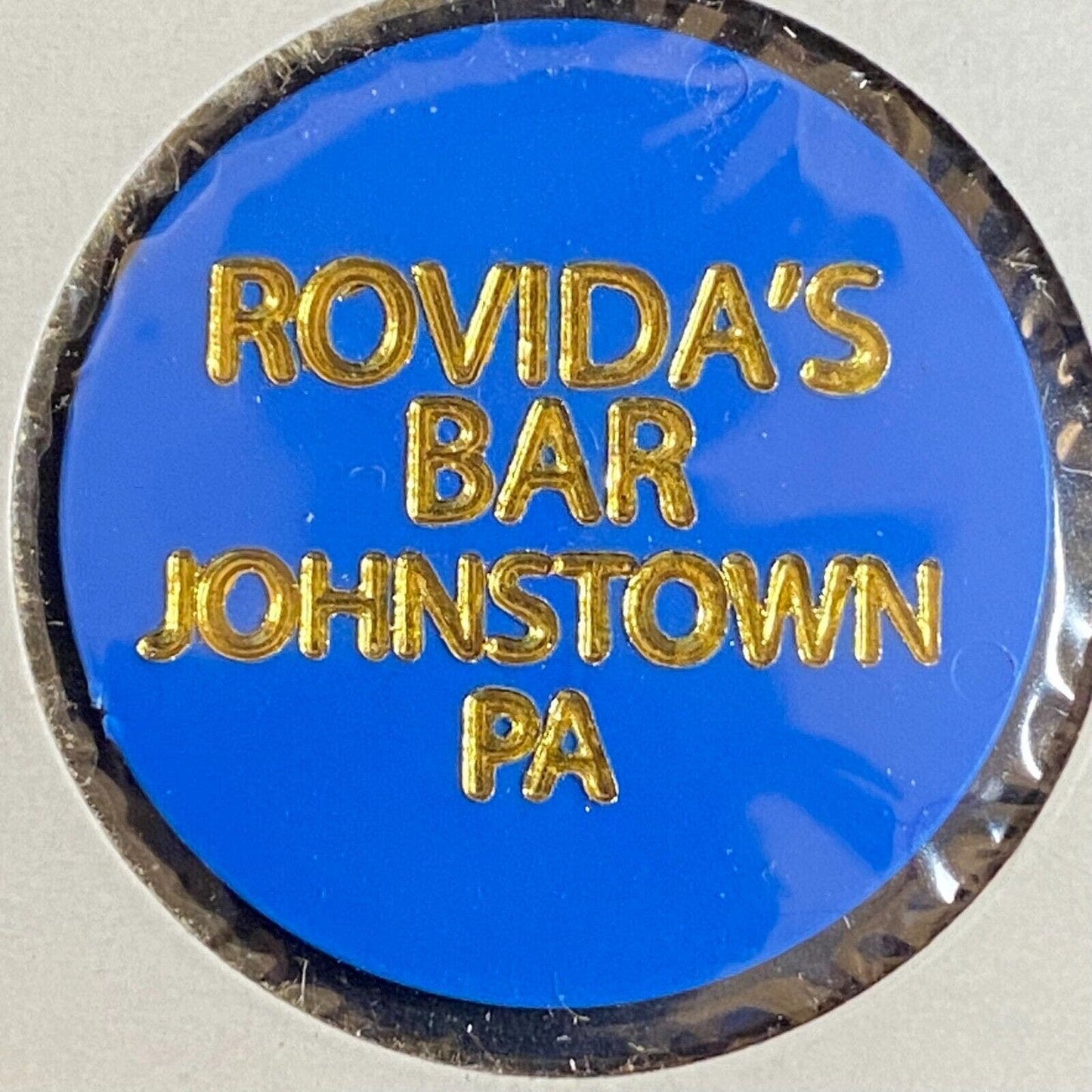 Johnstown, PA Rovida's Bar c2007 ? Plastic "G/F One Draft" Drink Token