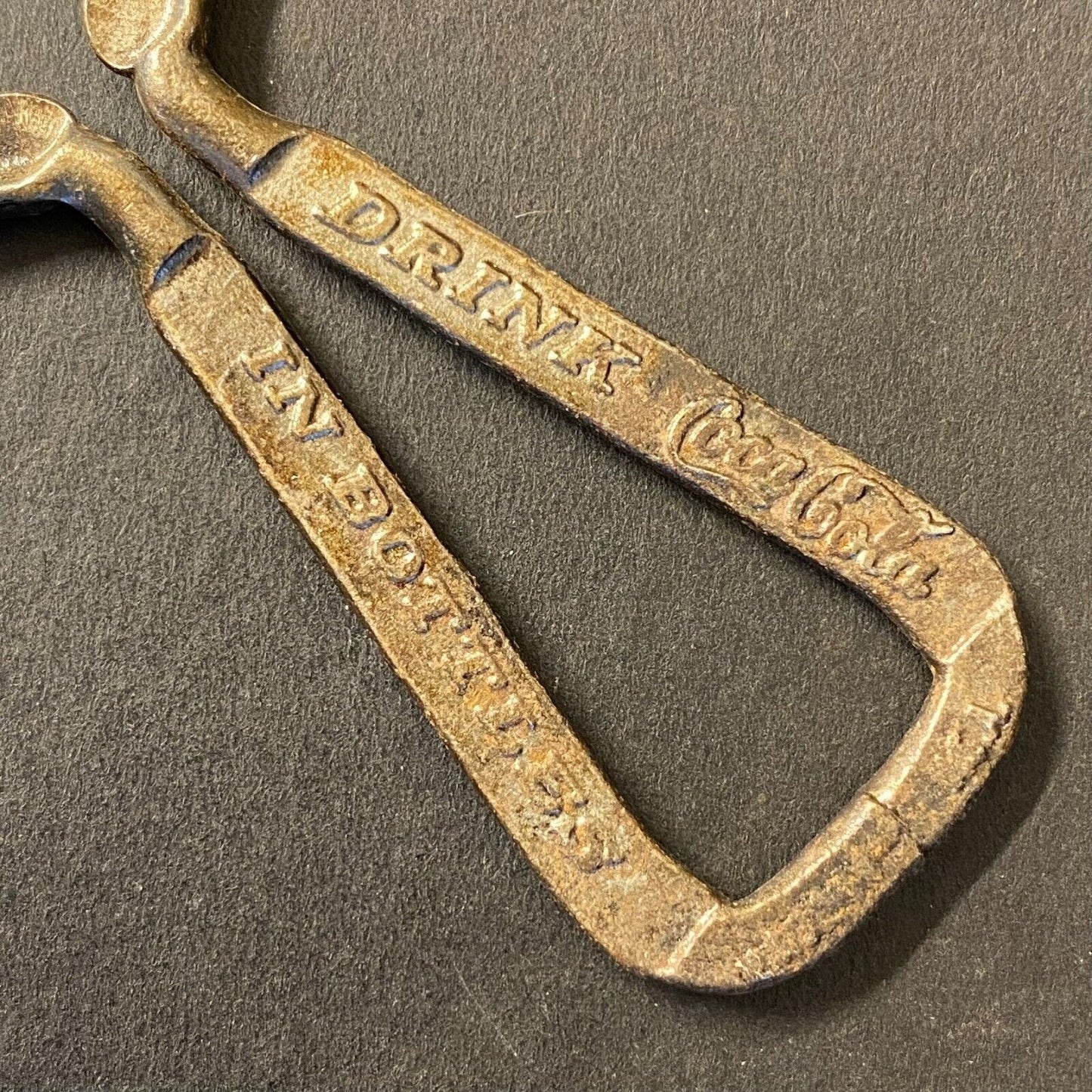 Drink Cola-Cola In Bottles Vintage Steel Bottle Opener 3 1/4"