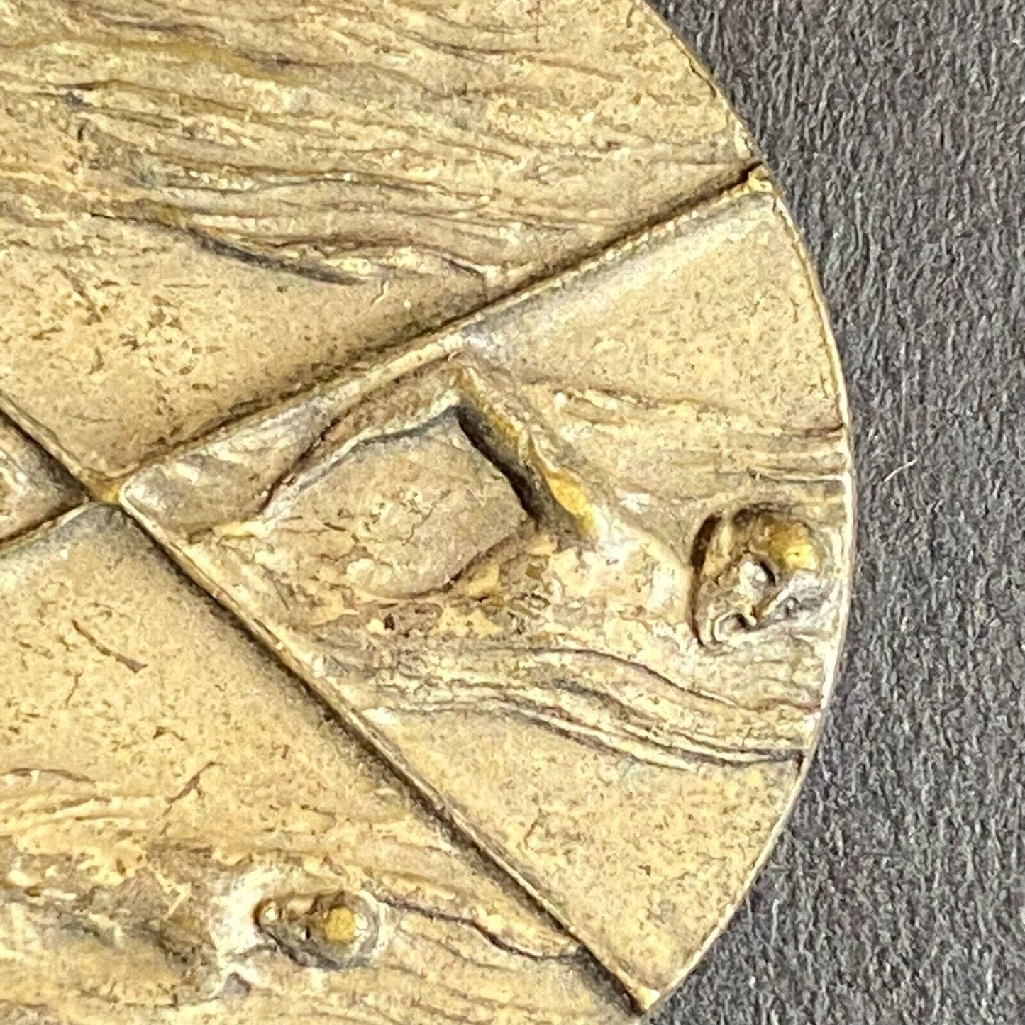 4-Scene Swimming Pendant / Medal "13-14 Yrs" 1977 33mm 16g