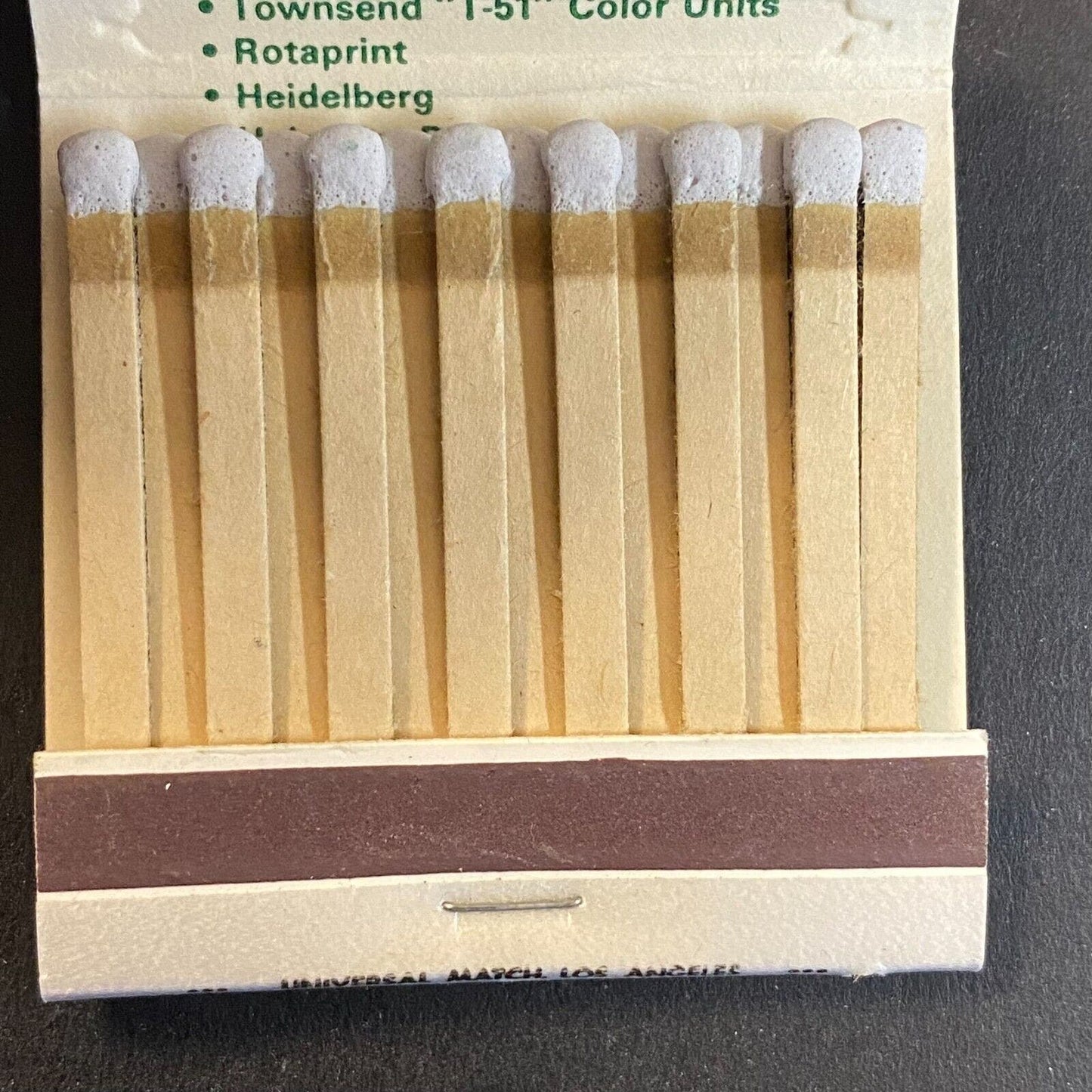 Lith-O-Roll El Monte, CA c1965-73 Full Matchbook VGC Scarce
