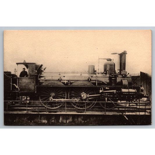 French Railroad RPPC* Postcard Machine 2504 Series 2069-99 c1900 H.M.P.