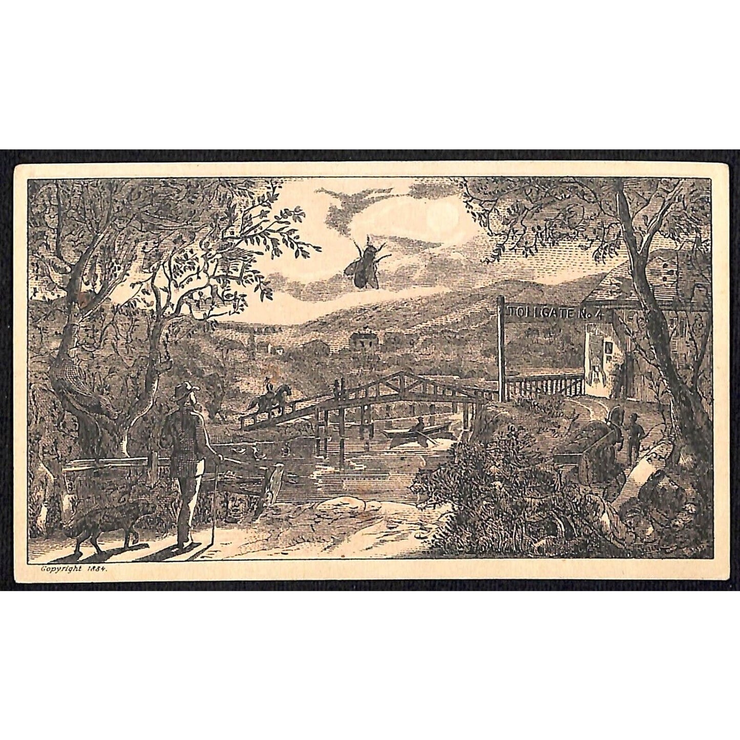 Dr. Abbey's Creat Specific Victorian Puzzle Trade Card .. Sexual Derangements ..