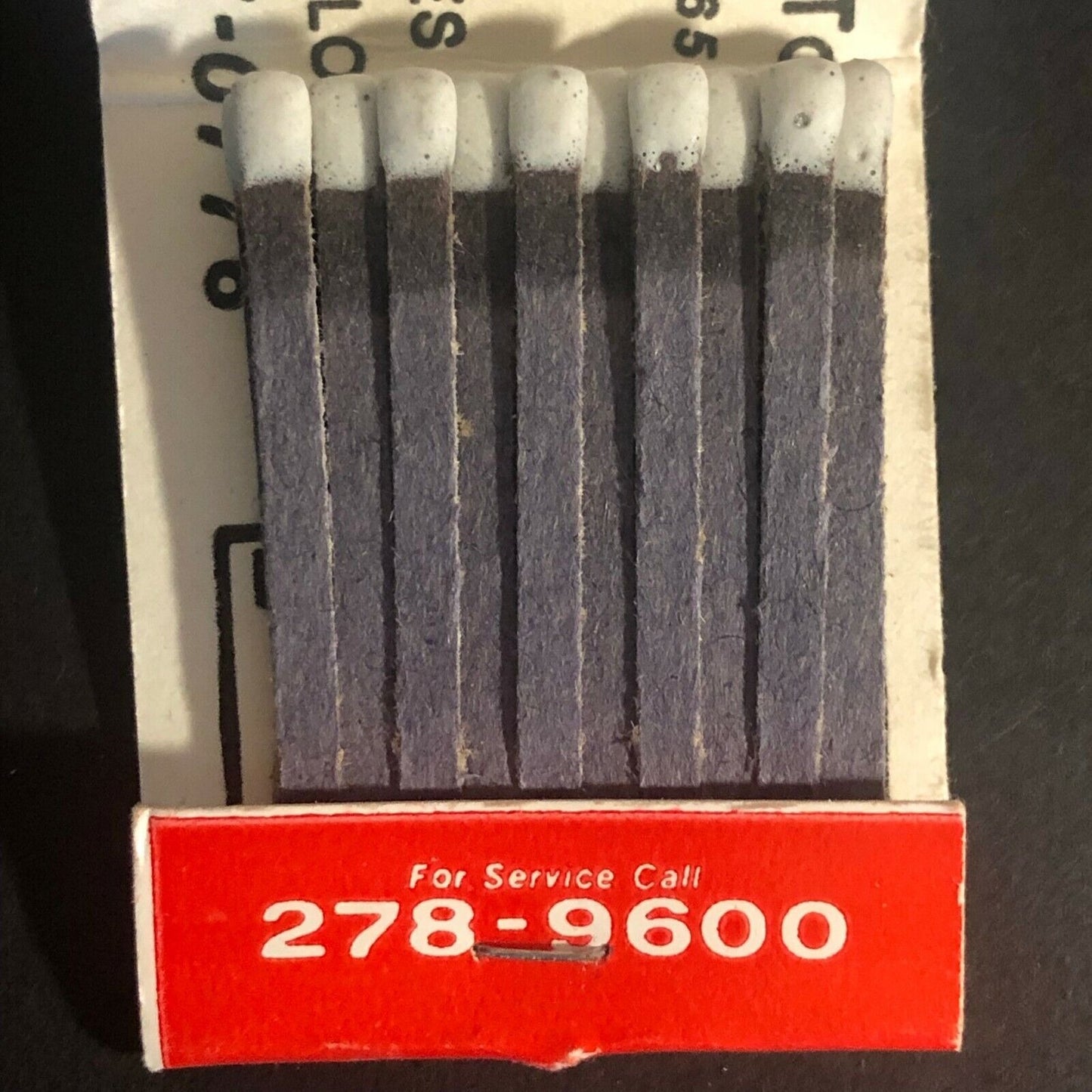 "Zenith Vending" Chicago Juke Boxes (Red) c1970's-80's Full Matchbook