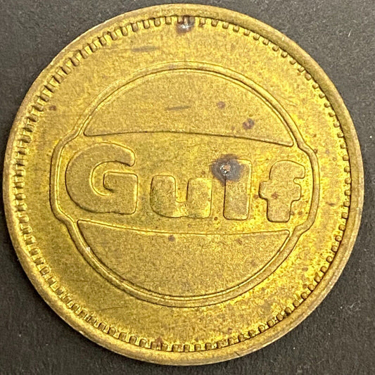 Gulf (Gas Station) G/F Free Car Wash Token 28.5mm