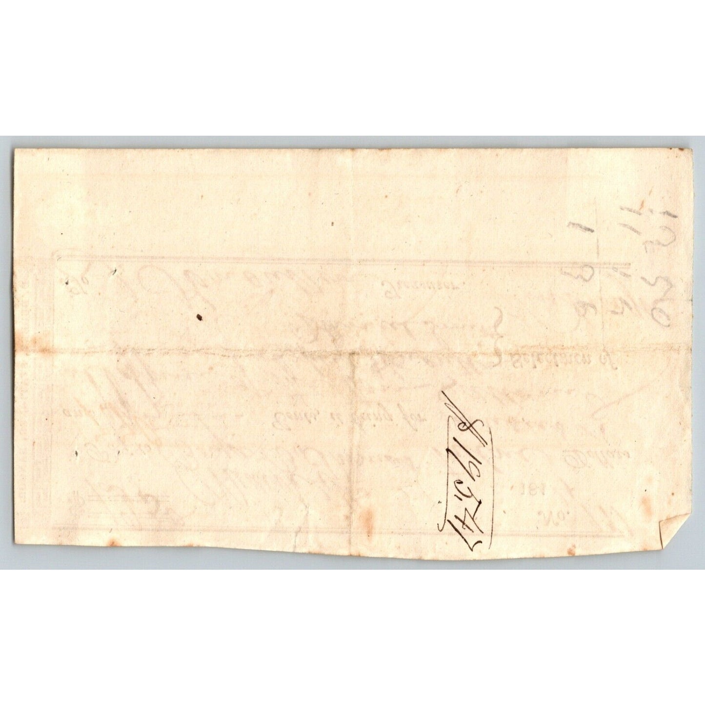 1844 Jabez Knowlton* Newburgh ME Town Check to Benjamin B. Thomas