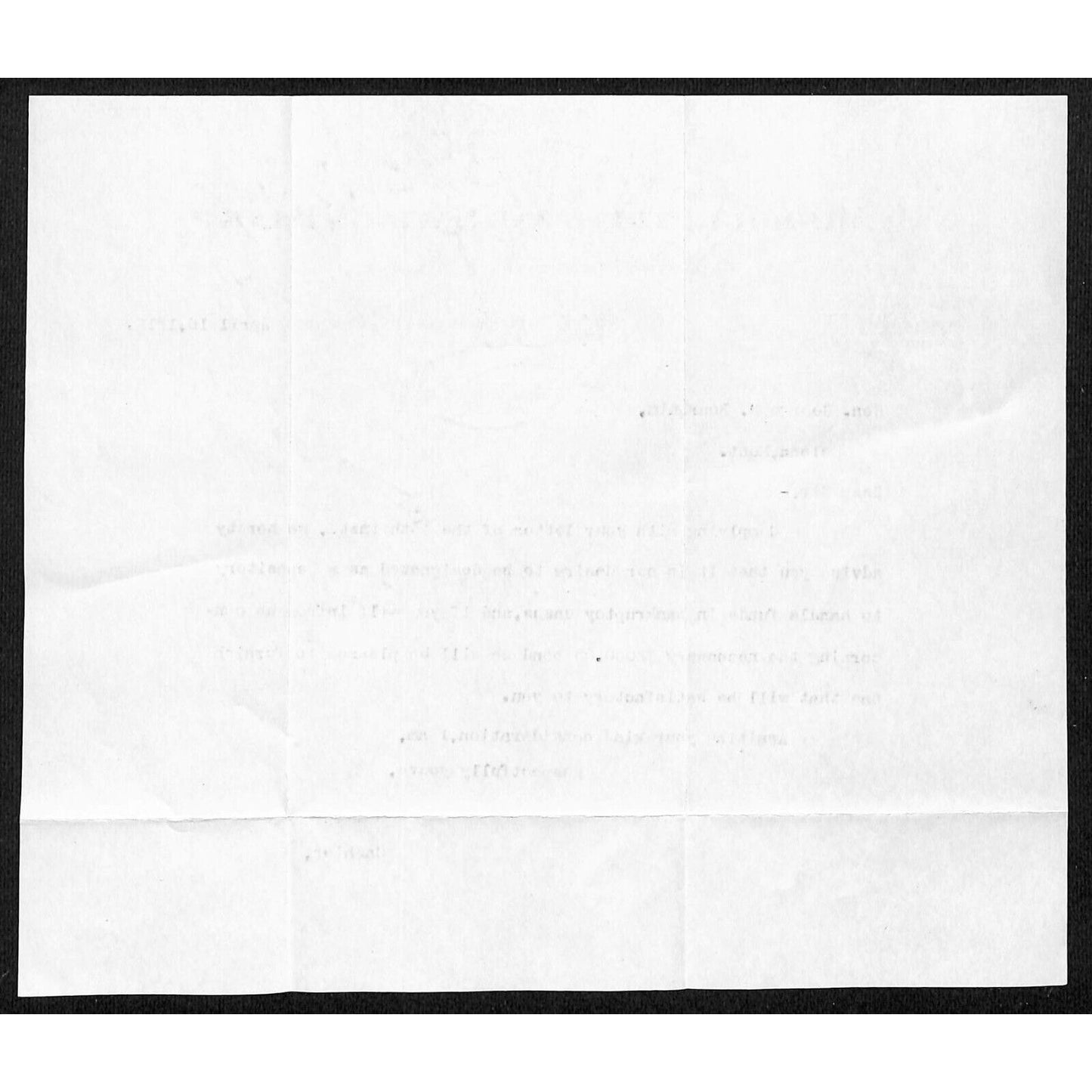 1912 Missoula Trust and Savings Bank Montana TLS re: $5,000 Bankruptcy Bond