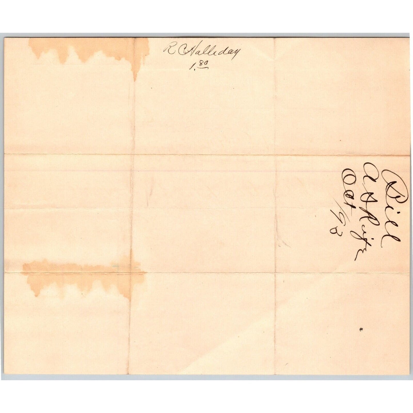Dillon, MT Dillon Dairy A.S. Oct. 1893 Billhead Rife R.C. Halliday*