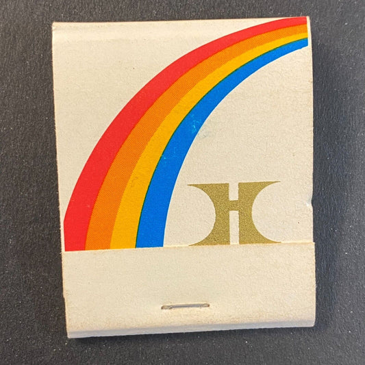 Hilton Hotels and Inns w/ Rainbow c1974-80's Full Matchbook VGC