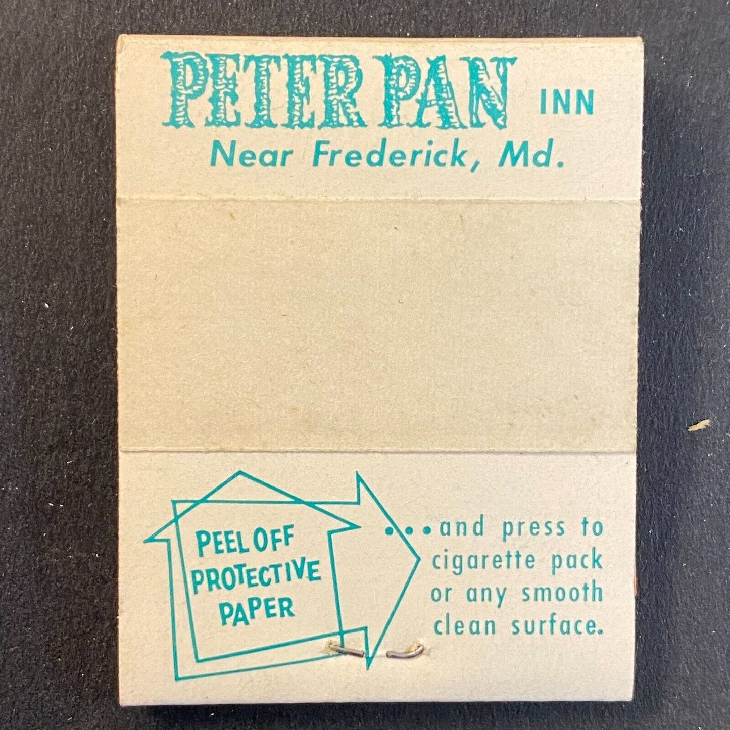 Kapok Tree Inn Clearwater c1950's-60s Full Matchbook w/ Peel Off Paper Strip