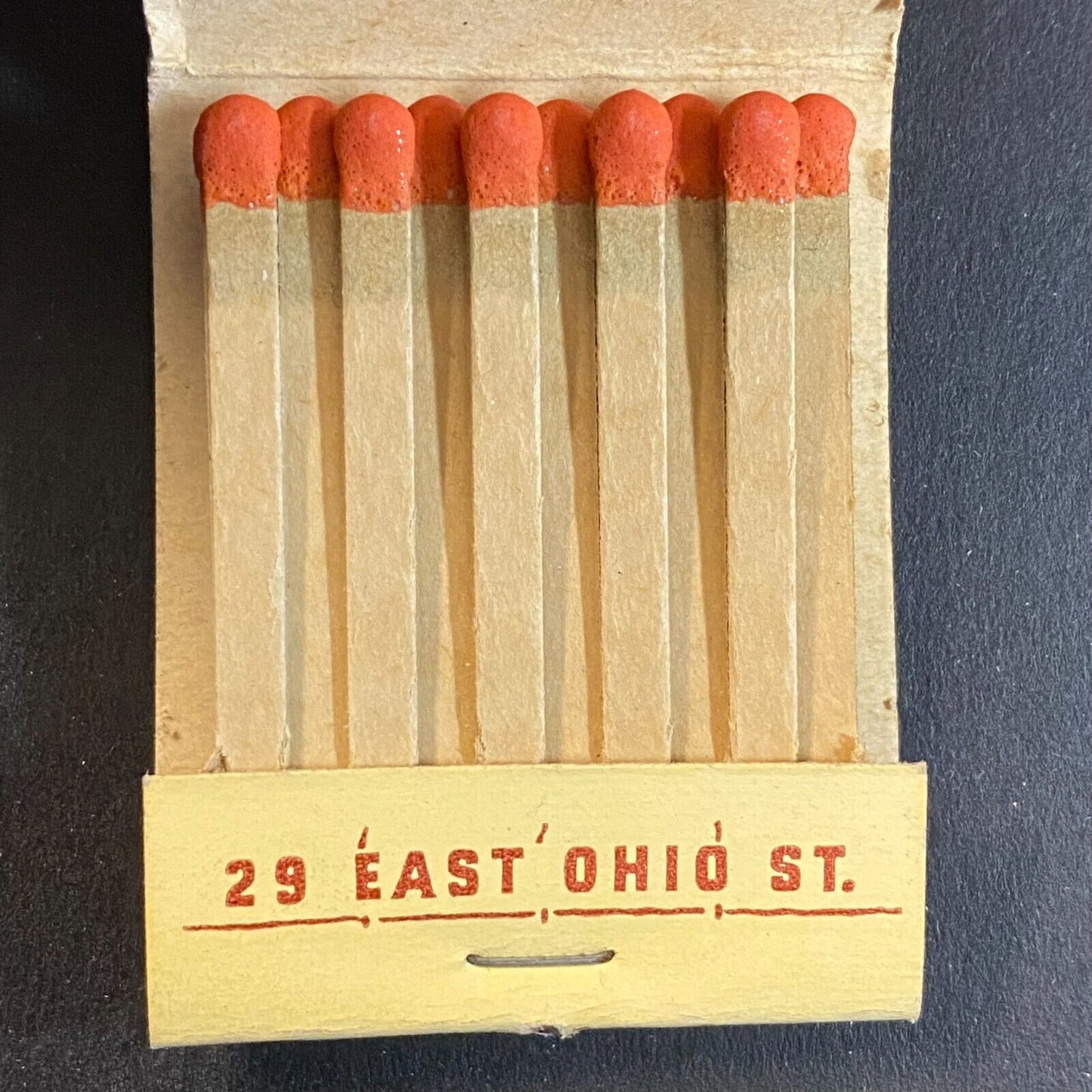 Pizzeria Uno (1st Location) Chicago c1943-50's Full Matchbook Scarce VGC