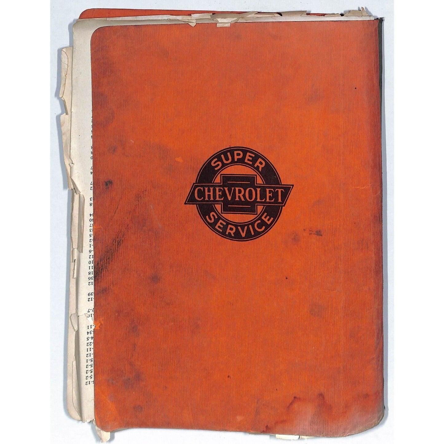 1942 Chevrolet shop Manual 200+pp 1 3/4 lbs. Detached Cover