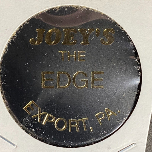 Export, PA "Joey's the Edge" Bar & Grill Plastic Token G/F Draft Beer
