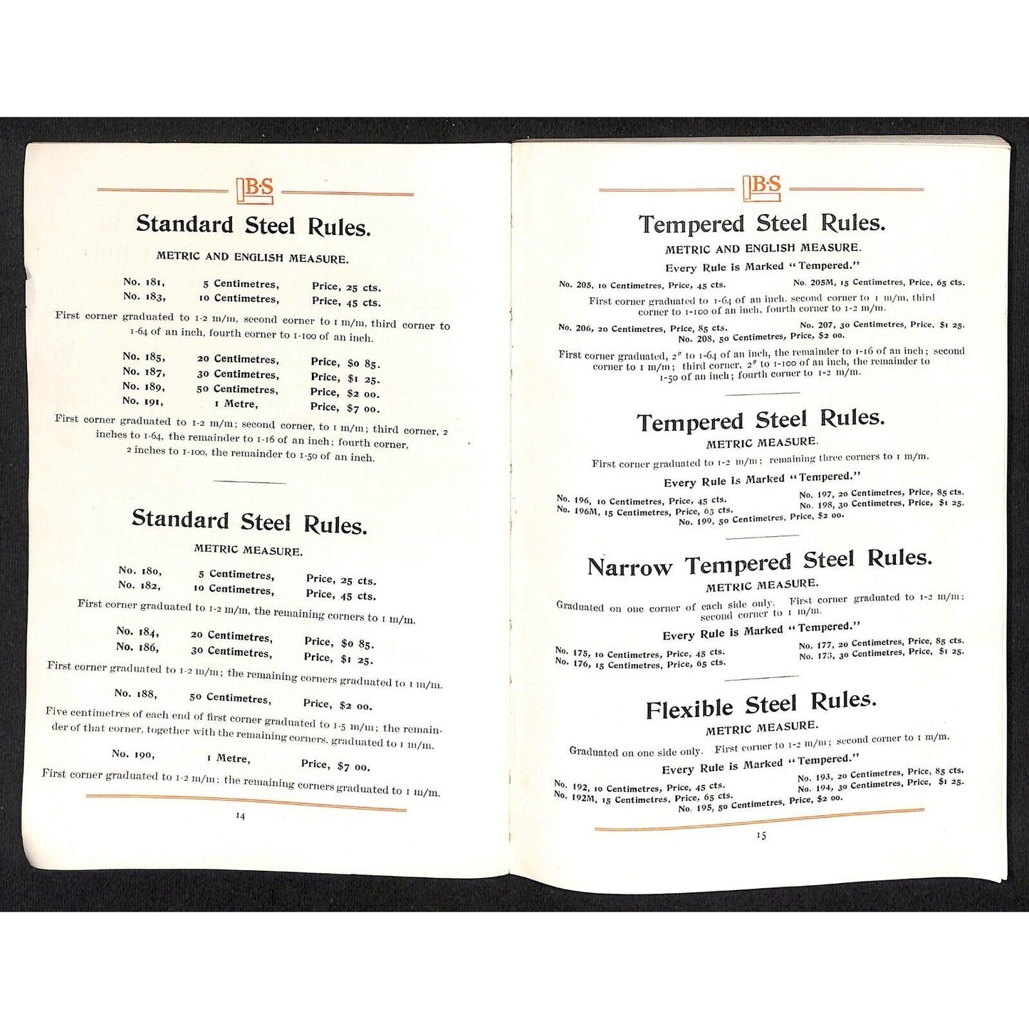 Brown & Sharpe Catalog 109 Mechanical Machinists Tools 183pp w/ Prices c1907 VGC