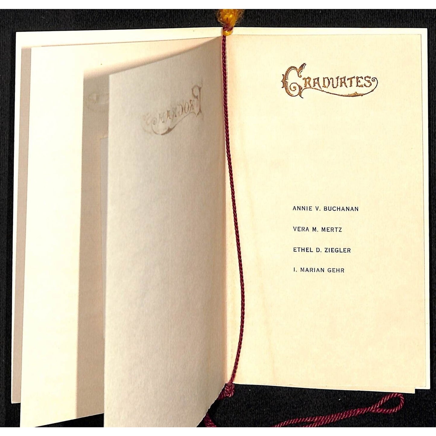 1915 Honey Brook Borough High School Commencement Program PA Ethel Zeigler