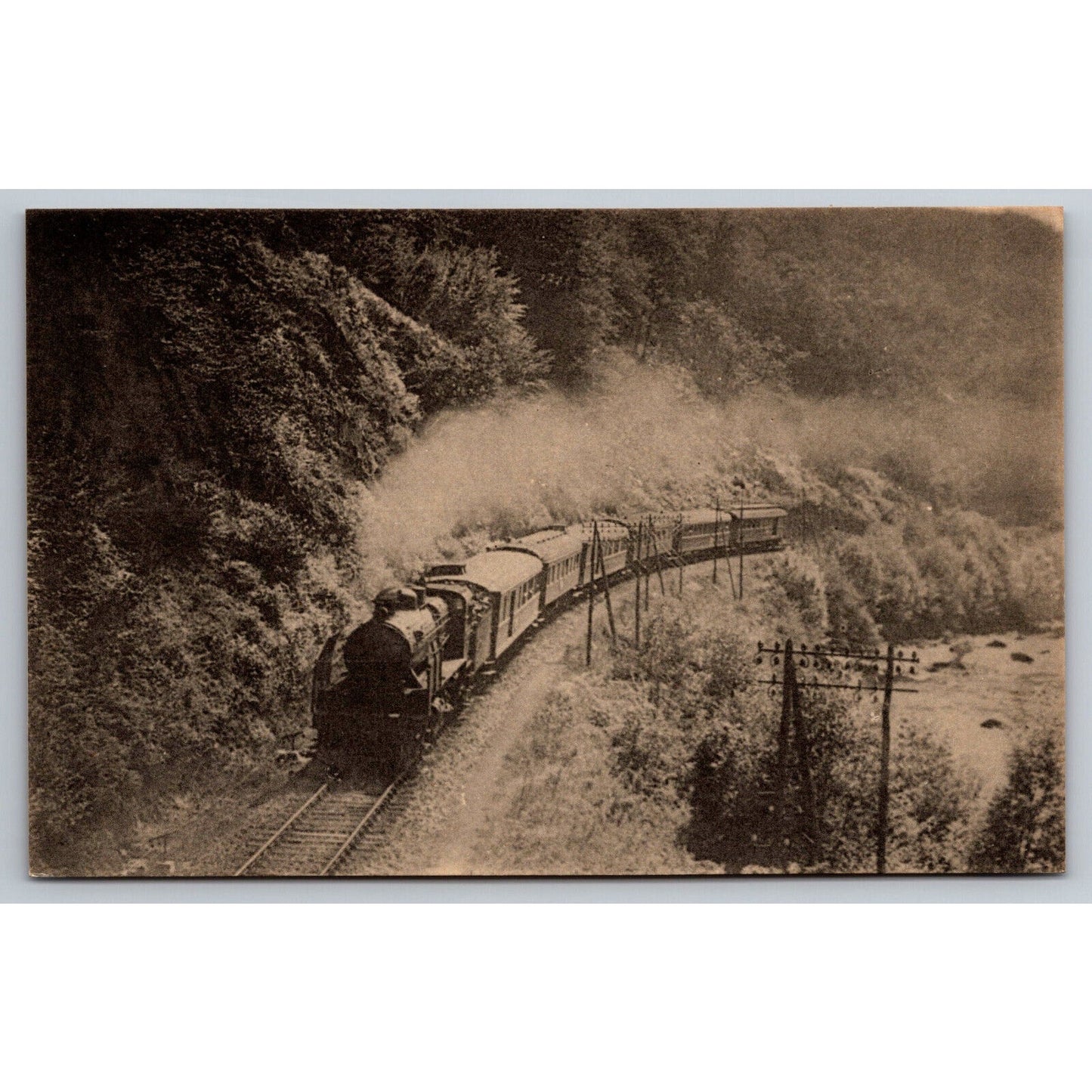 French Railroad RPPC* Postcard The Express Machine Series 230.200 c1900 H.M.P.