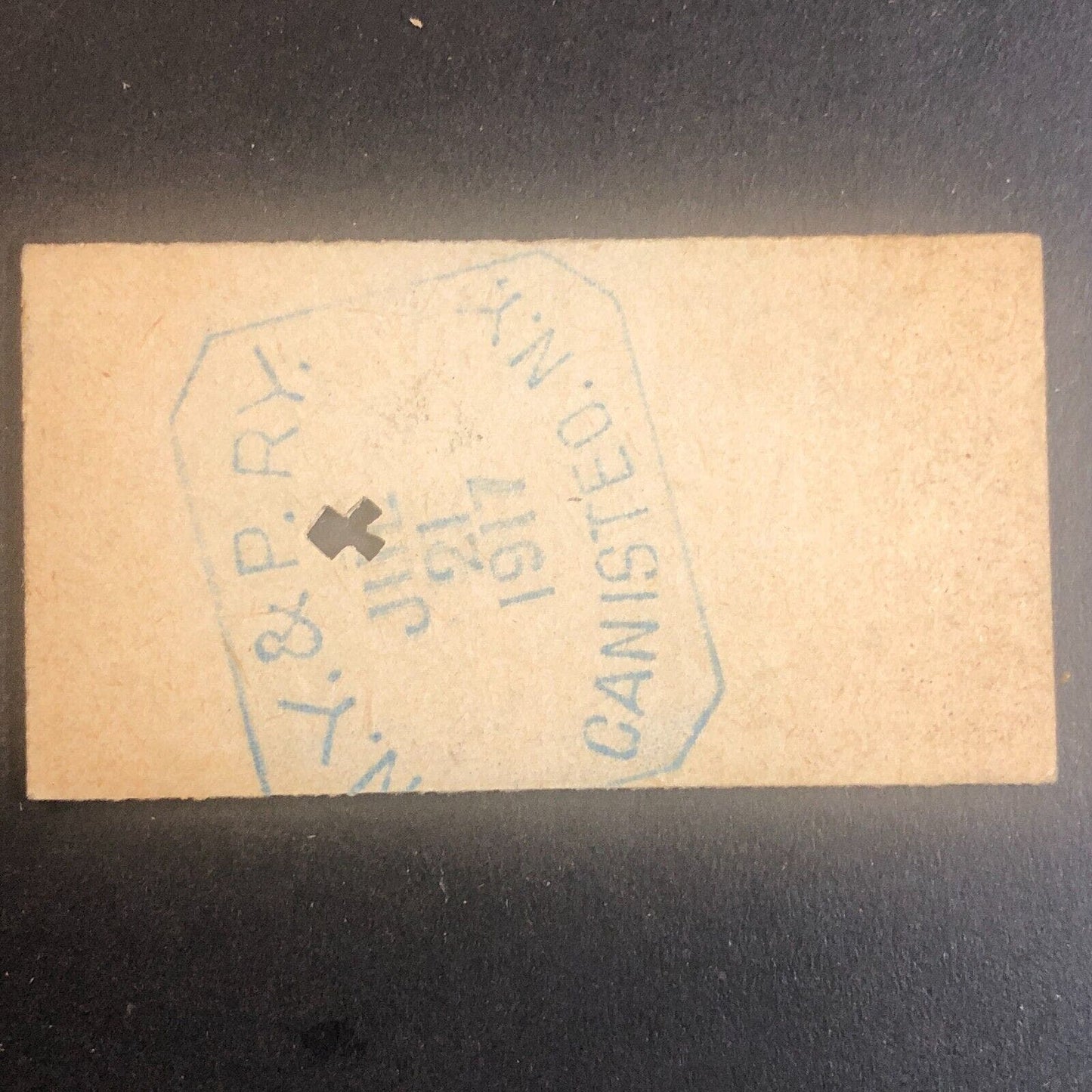 New York & Pennsylvania Railroad July 21 1917 Rexville, NY Ticket #30253
