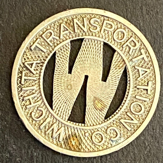 Wichita Transportation Corp. G/F One Fare Transit Token 16mm (#6)