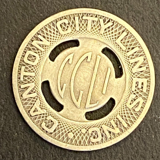 Canton City Lines G/F One Fare Transit Token 16mm (#1)