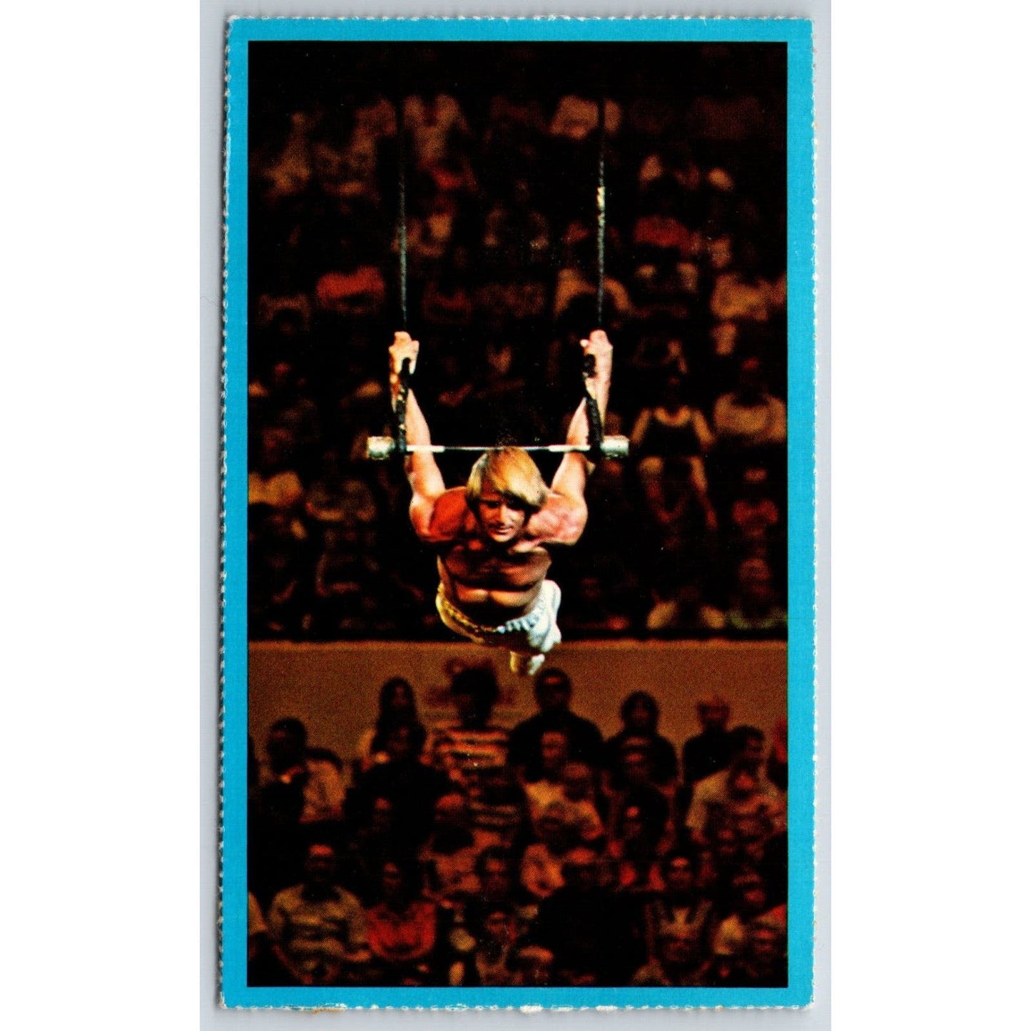 Ringling Bros. Barnum Bailey Circus Elvin Bale Trapeze Postcard VGC NP c1973