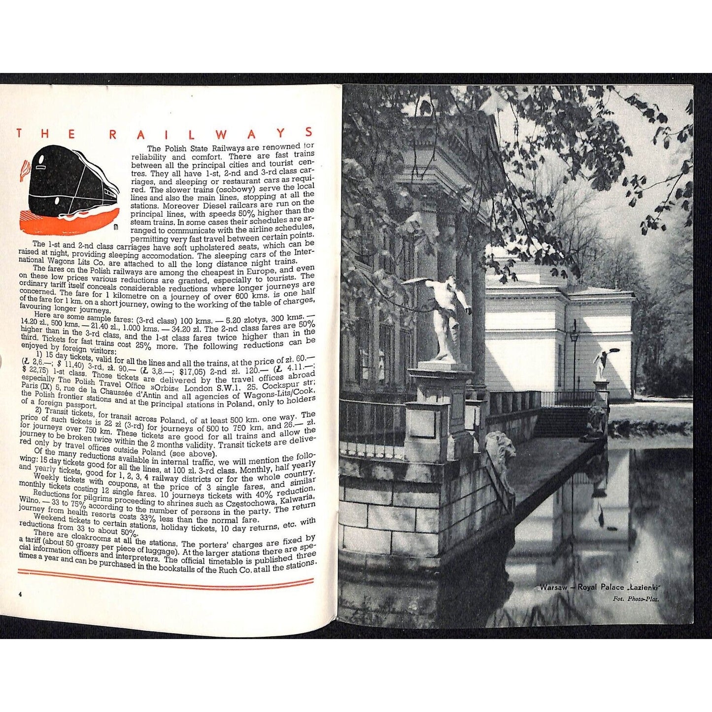 "Poland" c1930's Pictorial Travel Brochure 32pp 5 1/4" x 7 3/4" G/VGC