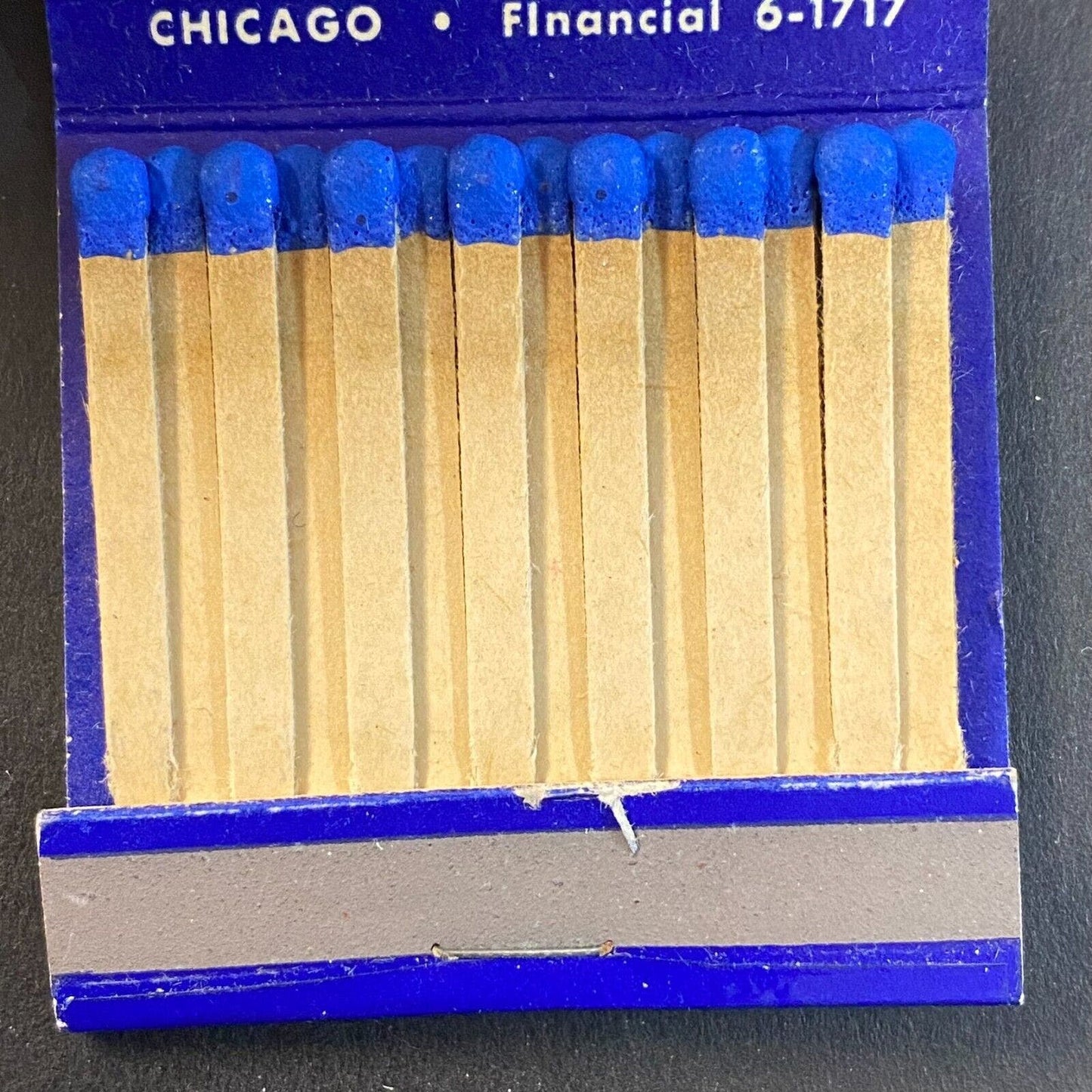 Gunthrop-Warren Printing Company Chicago c1960's-1973 Full Matchbook VGC