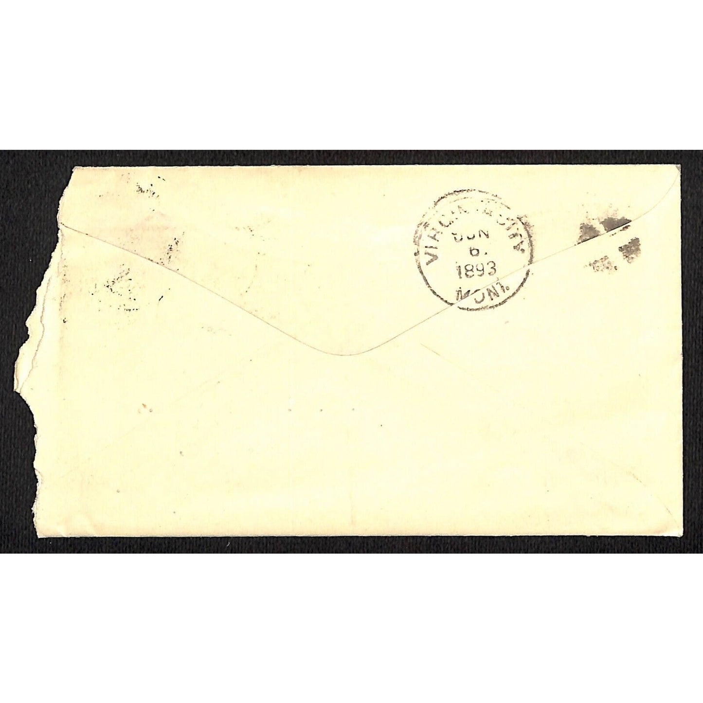 California Powder Works (Hercules) 6/3 1893 Cover S.R. Buford Virginia City, MT