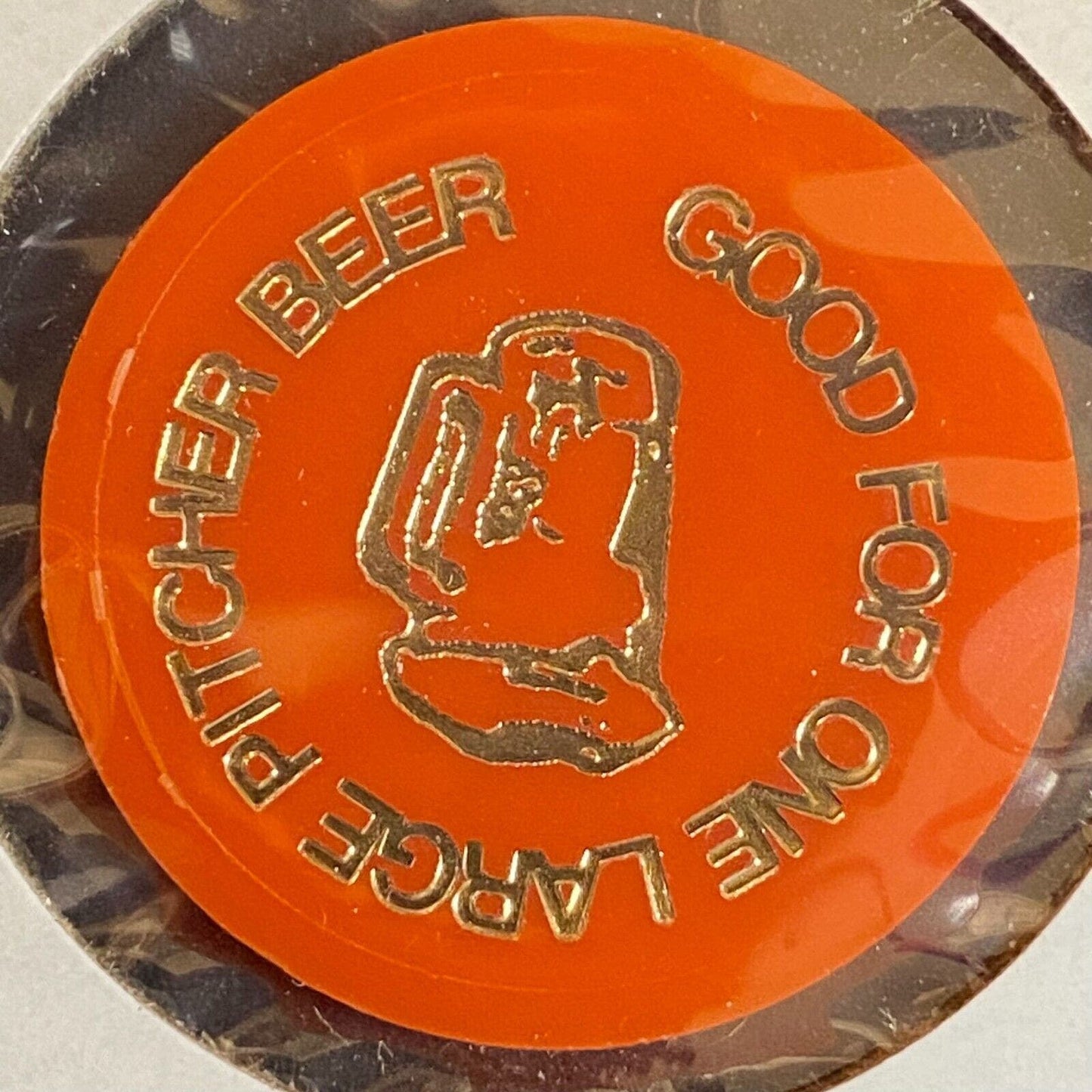 Hanover, PA F.O.E. 1406 c1970's-80's Plastic "Pitcher Beer" Token Eagle
