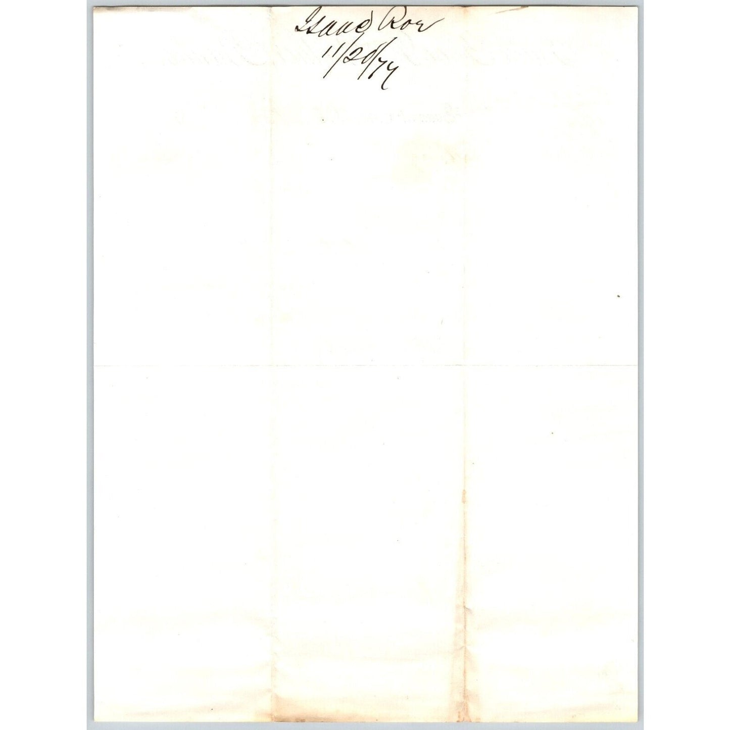 Isaac Roe & Brother Bankers Bannack City, MT 1877 ALS Letterhead - Henry Elling*