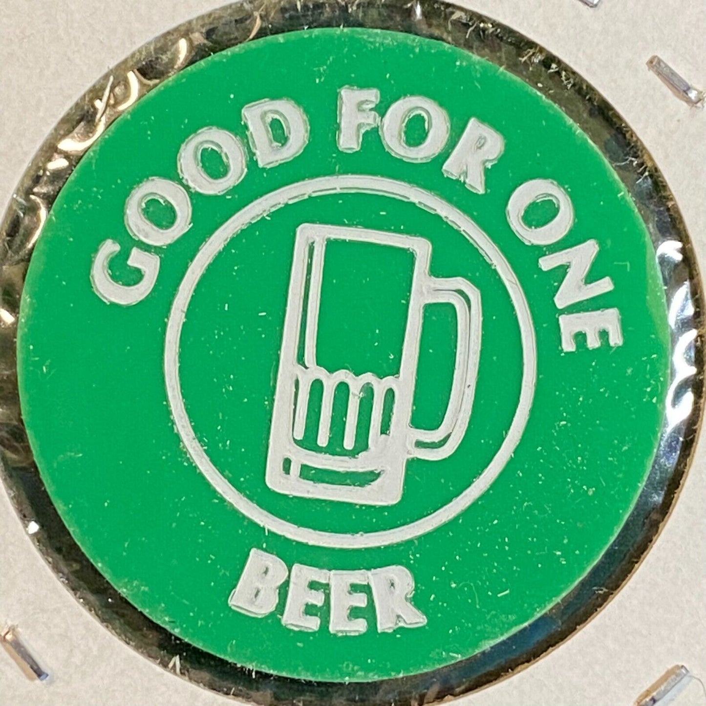 Mill Village, PA The Village Tavern Plastic Token Good For One Beer