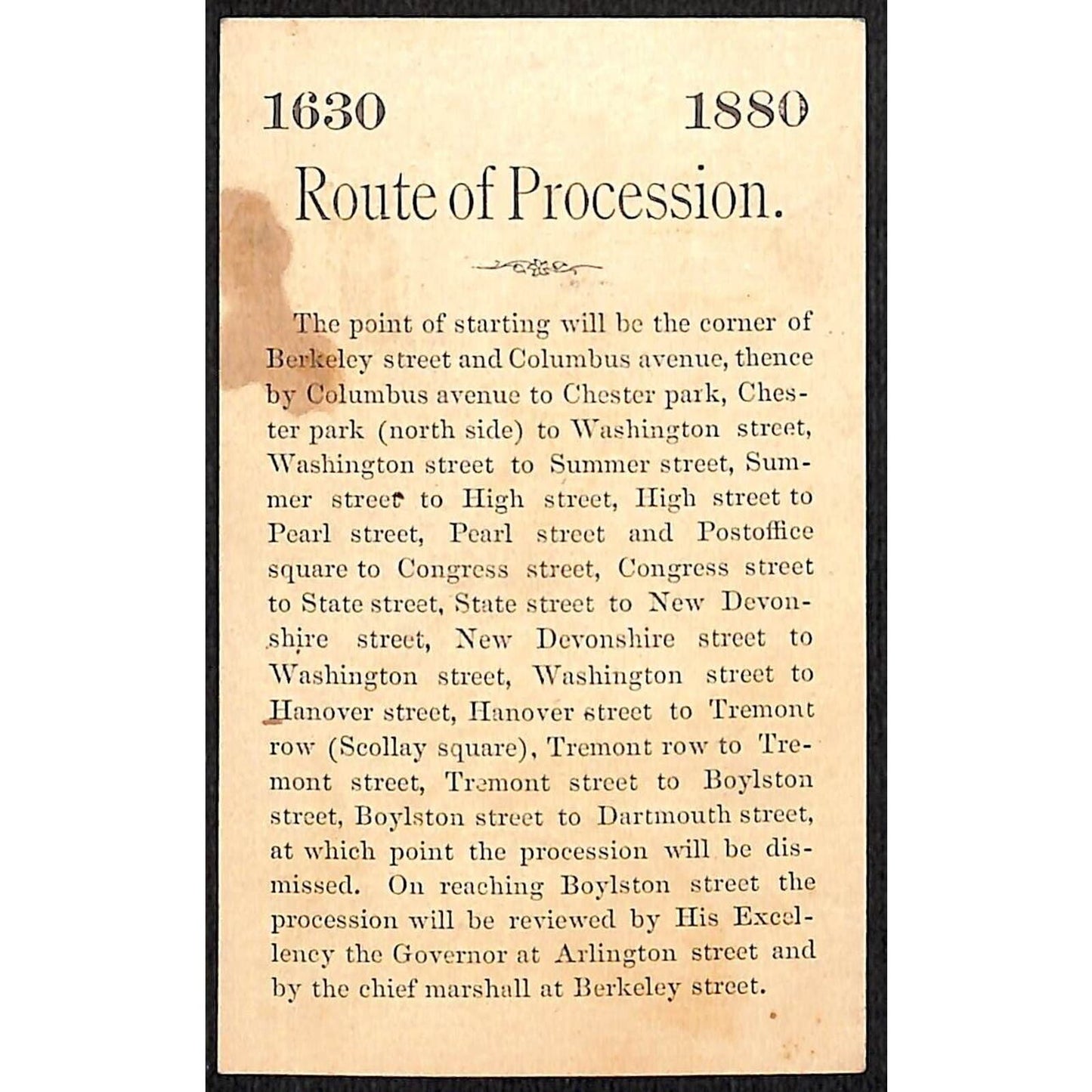 La Brunswick Cigars Washington St. Boston Victorian Trade Card VGC Butterfly