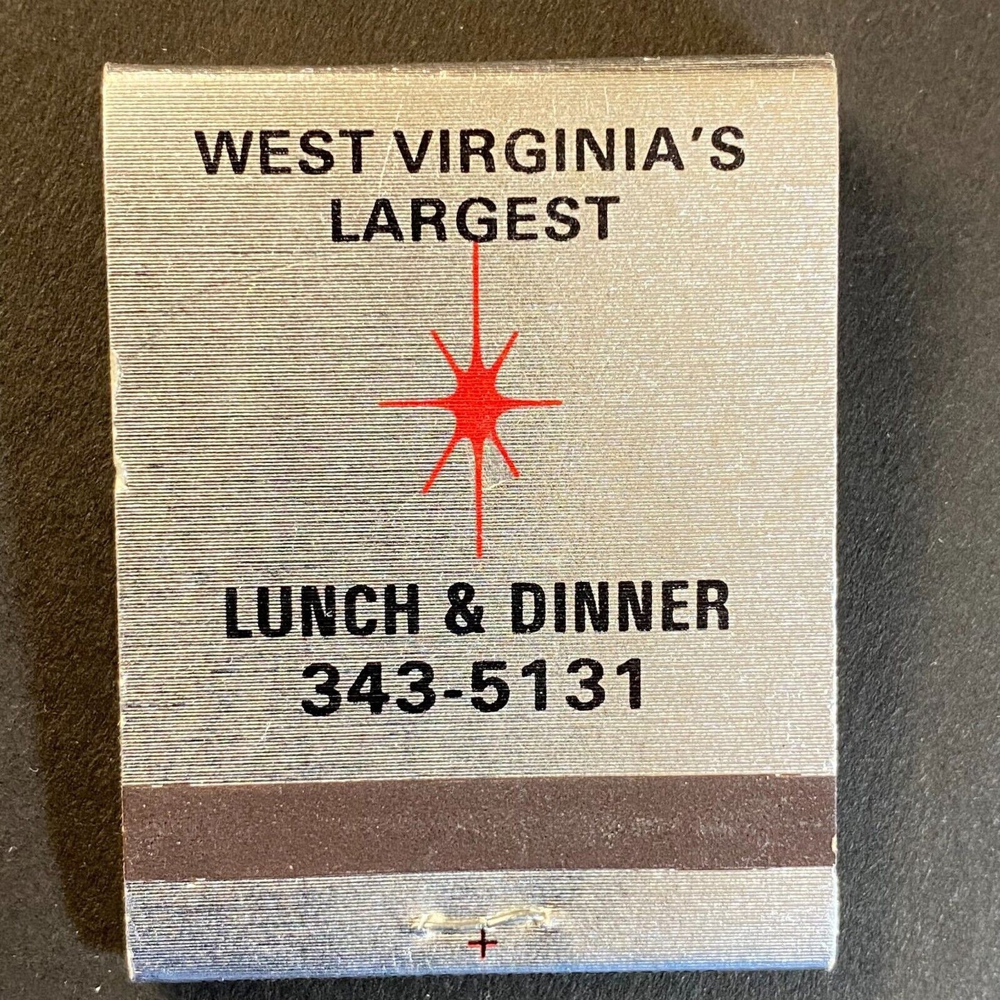 Diamond Jim's Show Room Charleston, WV Full Matchbook c1974-80's Scarce