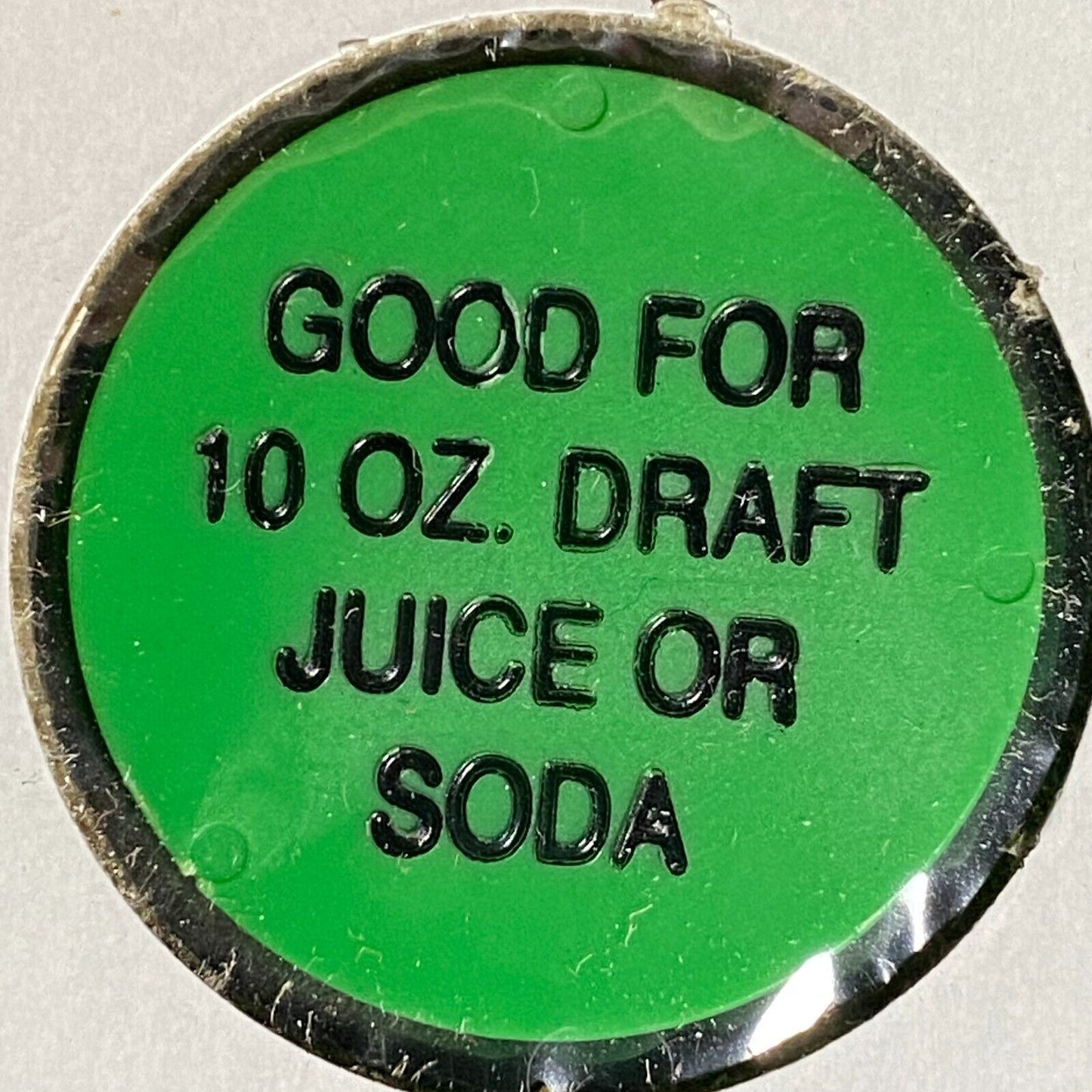 Carlisle, PA Elks Lodge 761 Plastic Drink Token G/F 10oz Draft Juice Soda