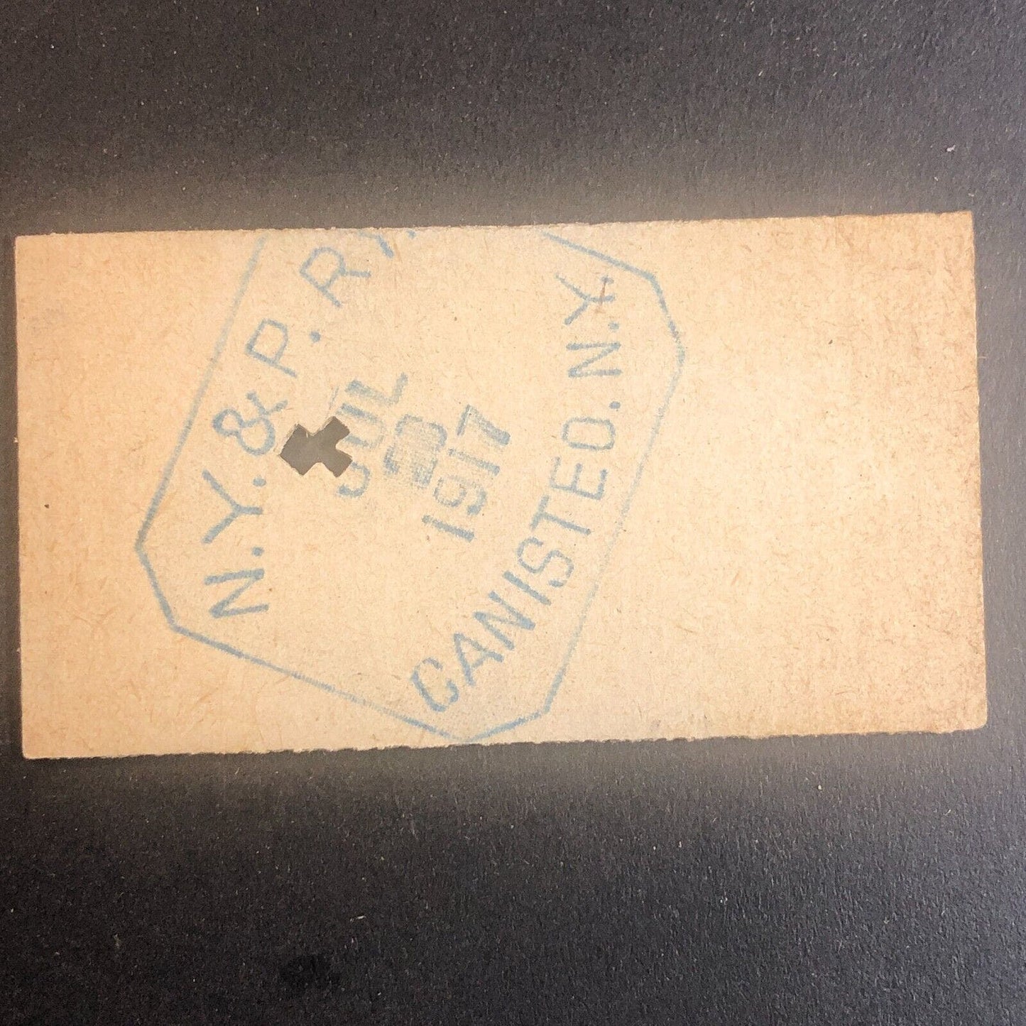New York & Pennsylvania Railroad July 28 1917 Rexville, NY Ticket #30271