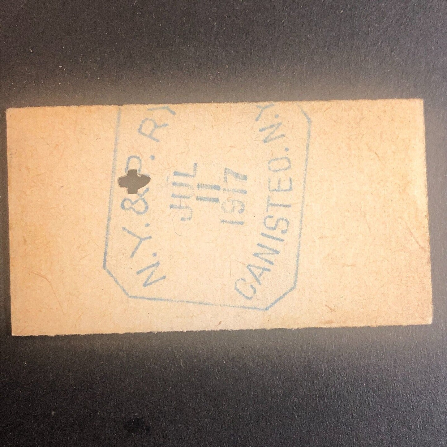 New York & Pennsylvania Railroad July 11 1917 Rexville, NY Ticket #30221